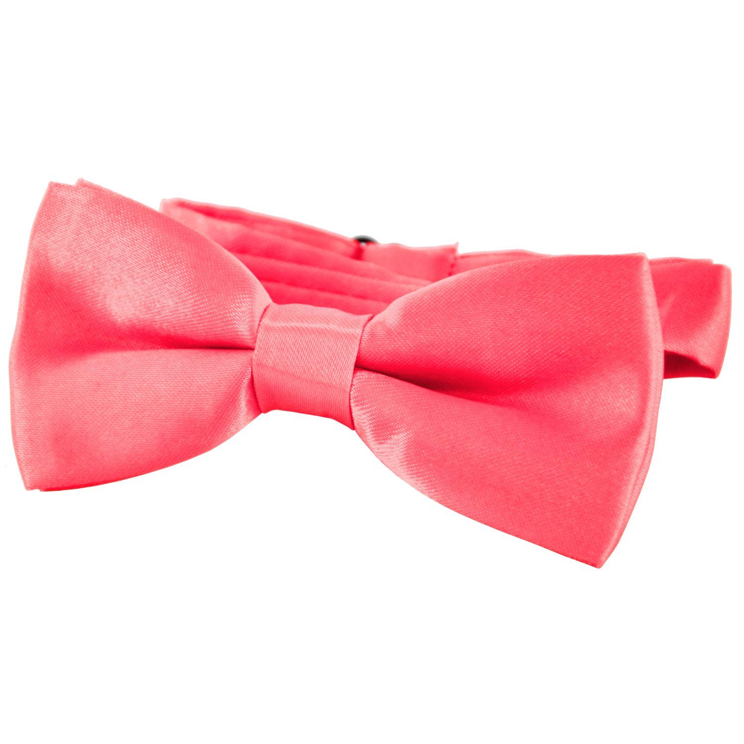 DonDon Kinderfliege DonDon Edle Kinder Jungen Fliege gebunden glänzend in Seiden Look (Packung, 1-St) bereits gebunden, verstellbar, Seidenlook