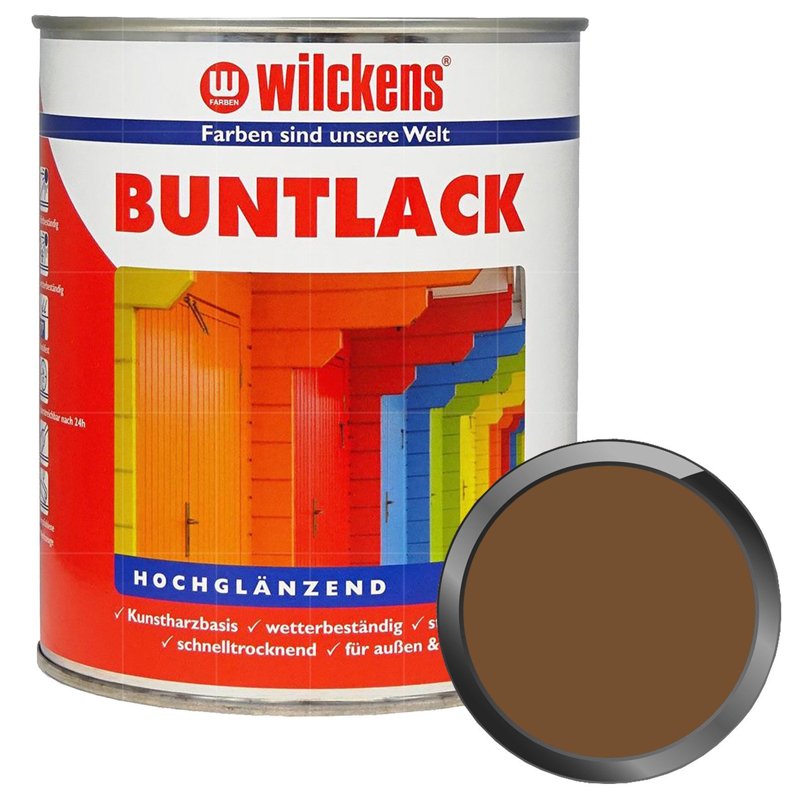 Wilckens Farben Lack Buntlack hochglänzend - 2.5 Liter