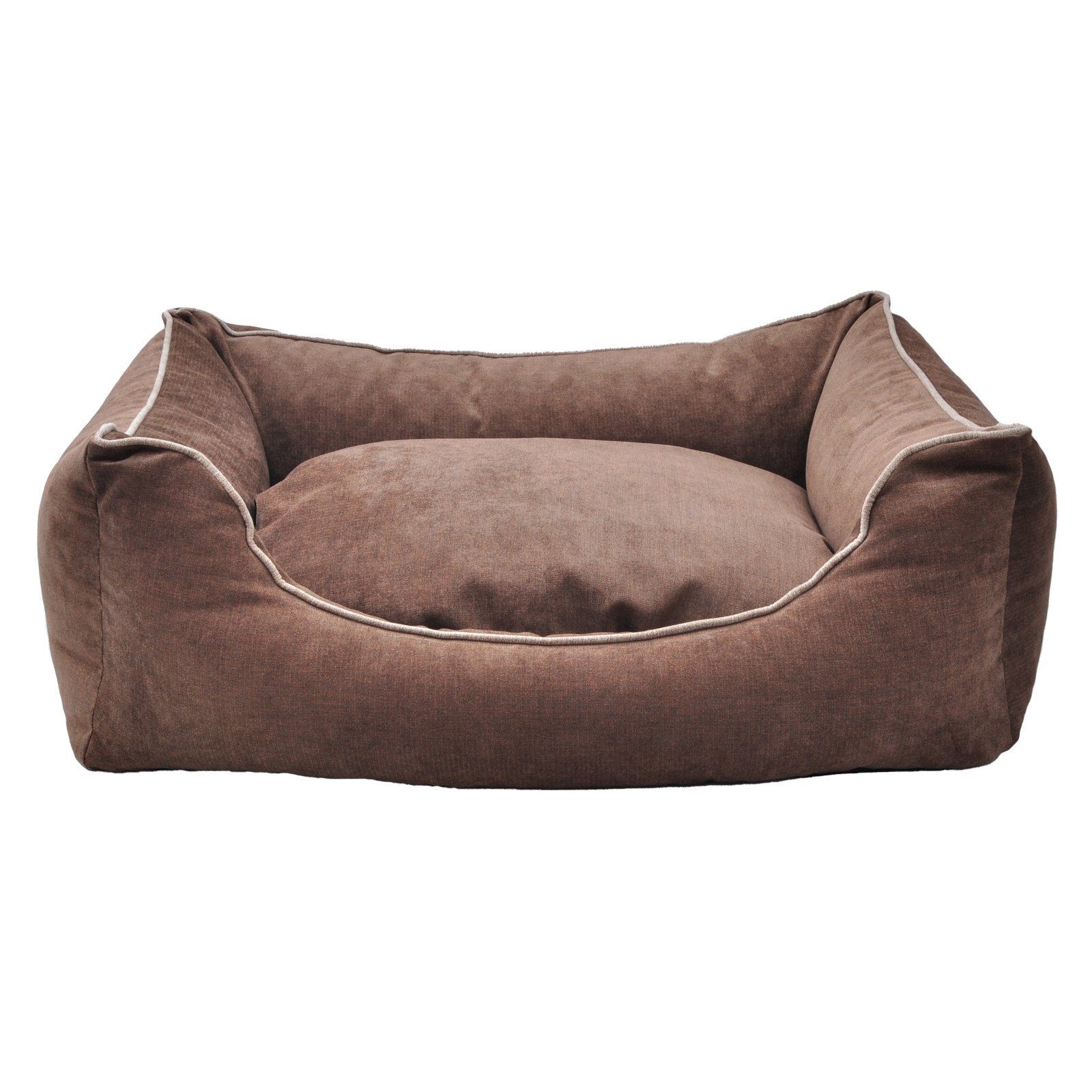 Thumbnail - Aumüller Tiersofa Hundesofa Ortho Line, Braun, 80 cm