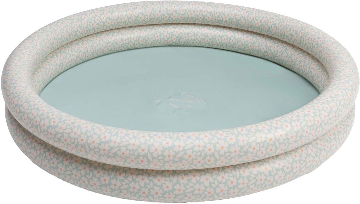 Swim Essentials Pool Swimming Pool 100 cm Green Flowers 100 x 15 cm, Swimmingpool Planschbecken