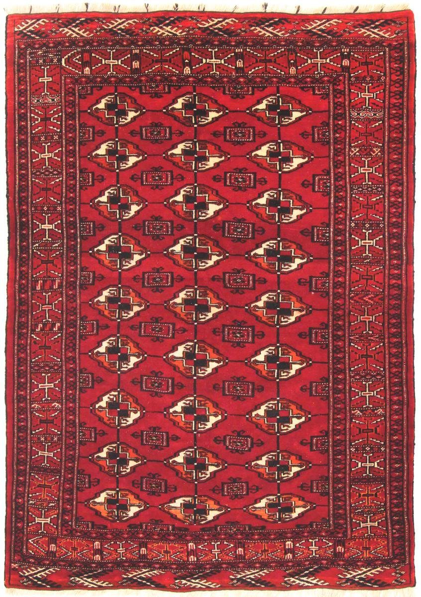 Orientteppich Turkaman 121x171 Handgeknüpfter Orientteppich / Perserteppich, Nain Trading, rechteckig, Höhe: 5 mm