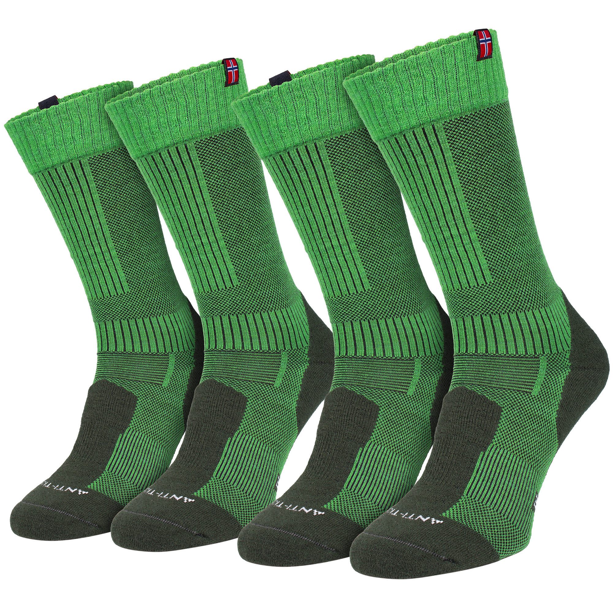 Wandersocken Merino Trekkingsocken für Damen & Herren – Gepolstert & Atmungsaktiv