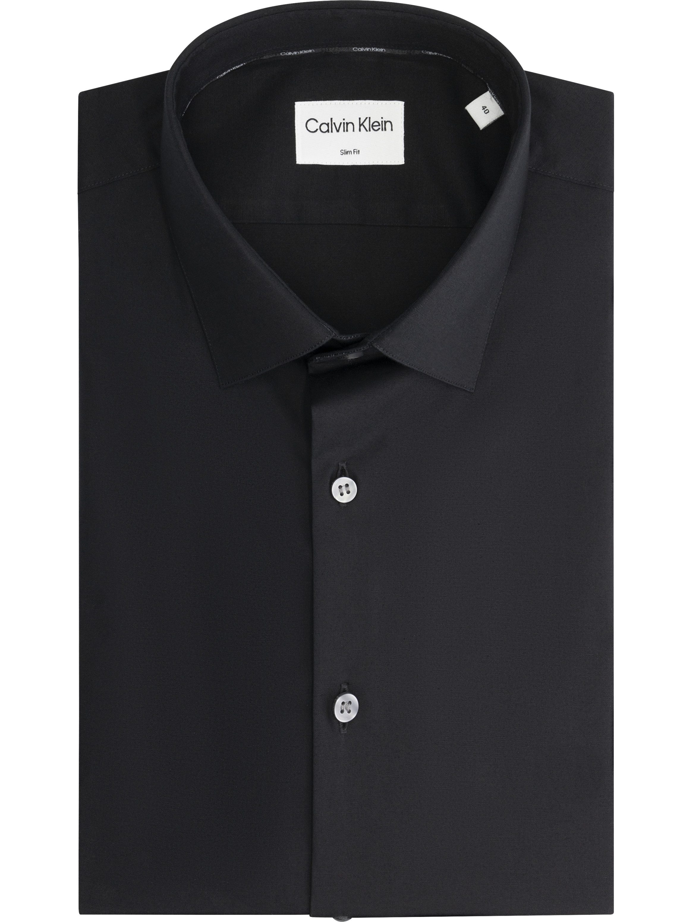Calvin Klein Businesshemd SLIM ESNTL POPLIN NOS STR SLD Mit Monogramm-Stick günstig online kaufen