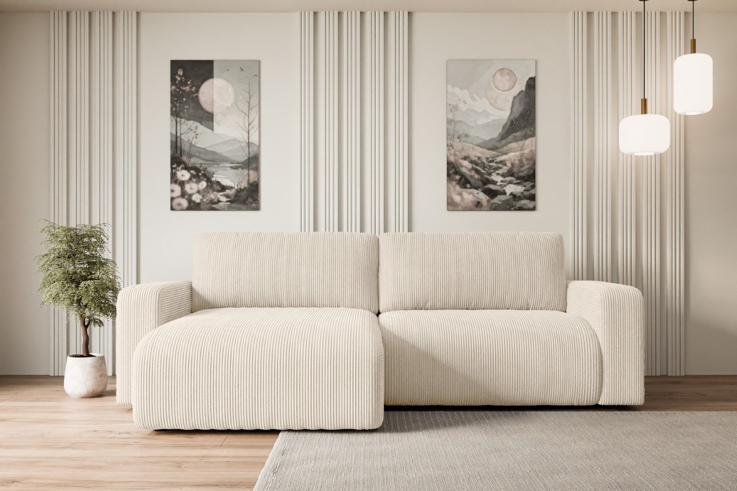 ALTDECOR Ecksofa KLEEA-L, Corner Sofa Bett Eckcouch Couch L-Form Schlafcouc günstig online kaufen