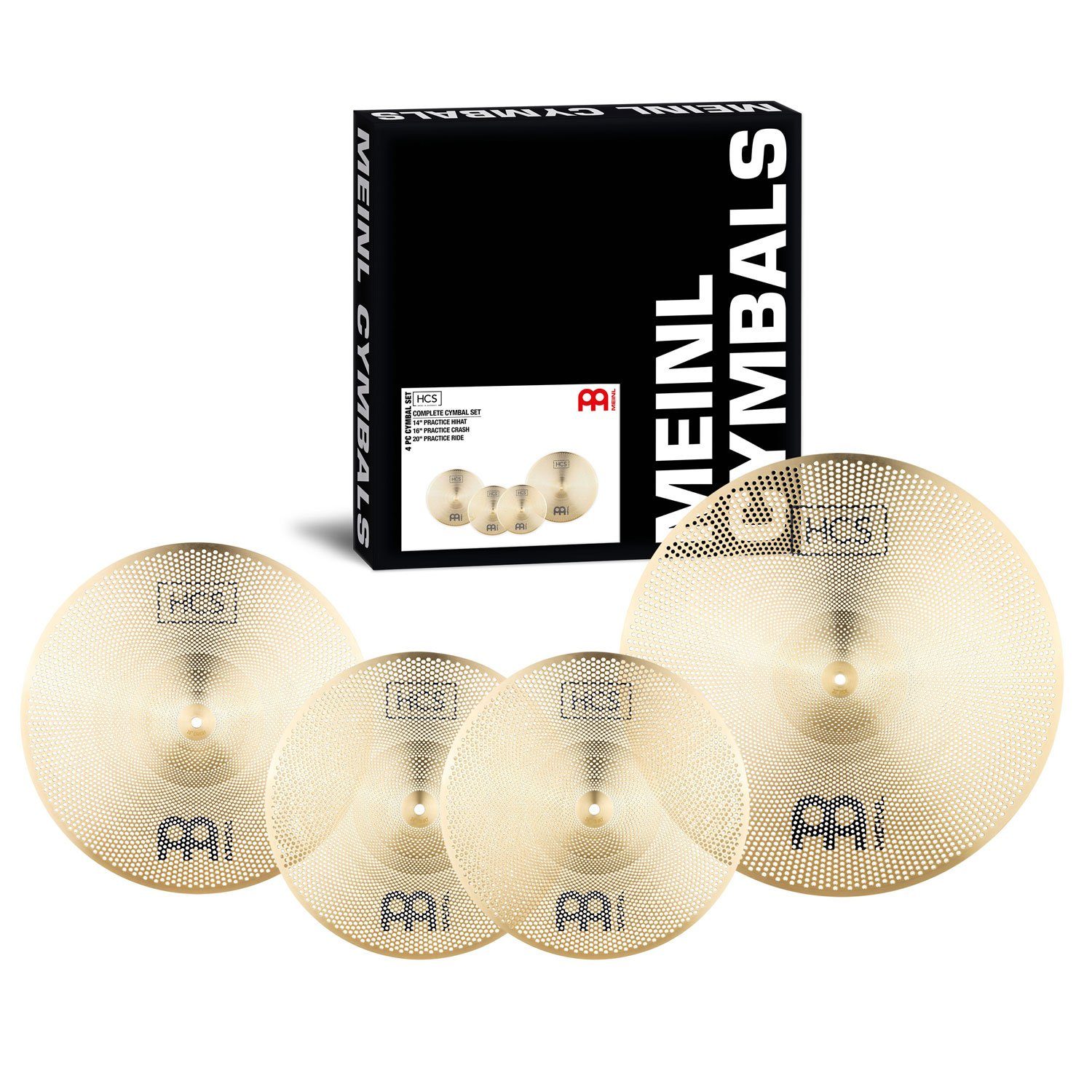 Meinl Cymbals Becken P-HCS141620 Übungsbecken Set