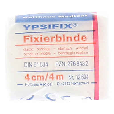 Holthaus Medical Wundpflaster YPSIFIX® Fixierbinde PA/CO, 4 cm x 4 m, Zellglas + Schachtel