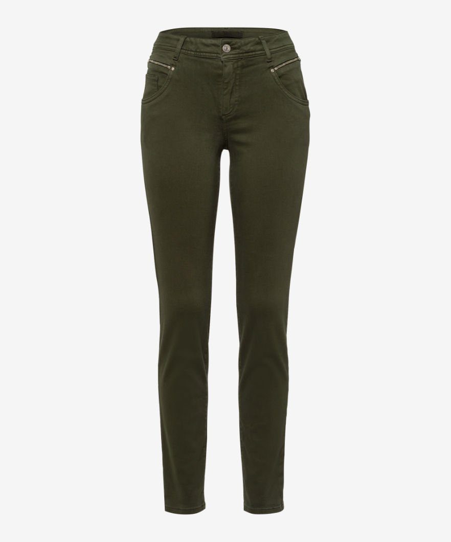 Brax 5-Pocket-Jeans SHAKIRA Style olivgrün