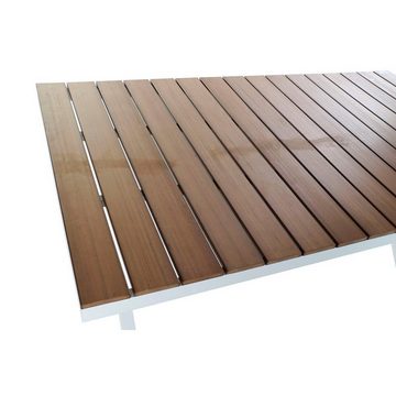 DKD Home Decor Gartentisch Tisch DKD Home Decor Außenbereich Aluminium Harz 200 x 90 x 75 cm