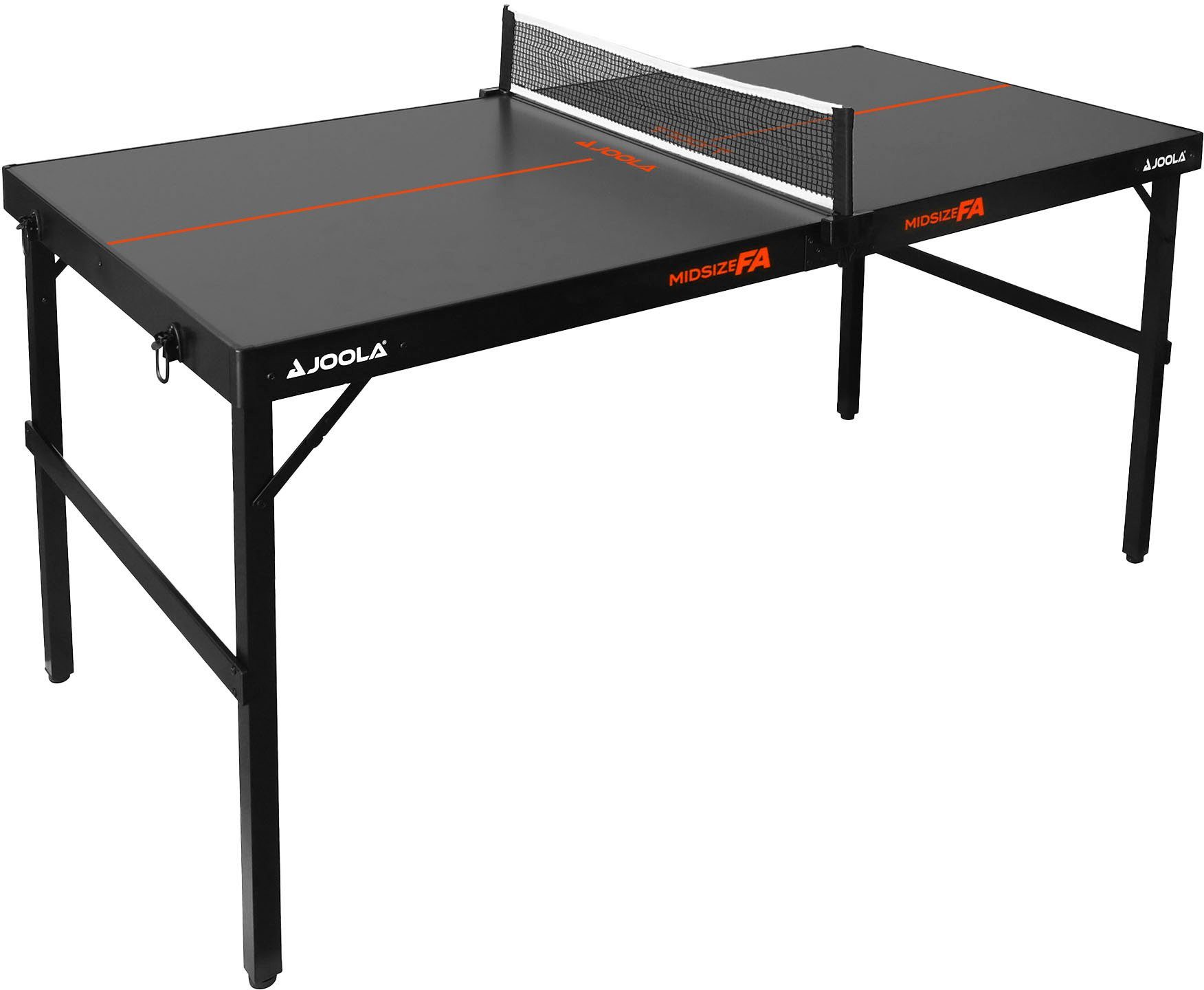 Joola Mini-Tischtennisplatte Midsize FA, Tischtennistisch im modernen Design inklusive Tischtennisnetz - 12 kg