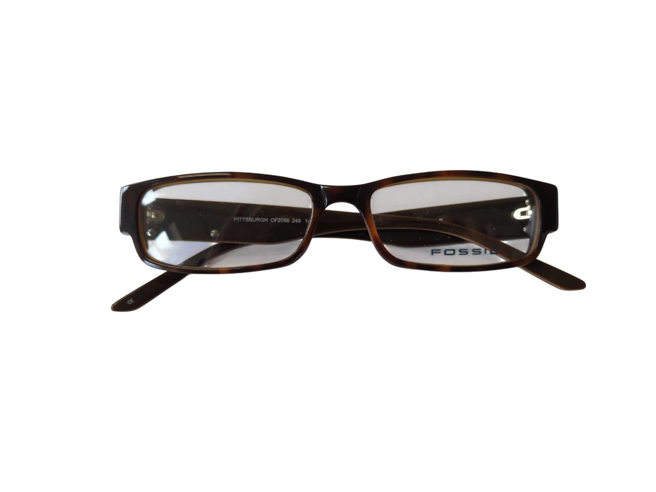 Fossil Brillengestell Korrektionsfassung Brille Kunststoff Braun 52/16/140 - OF2056249