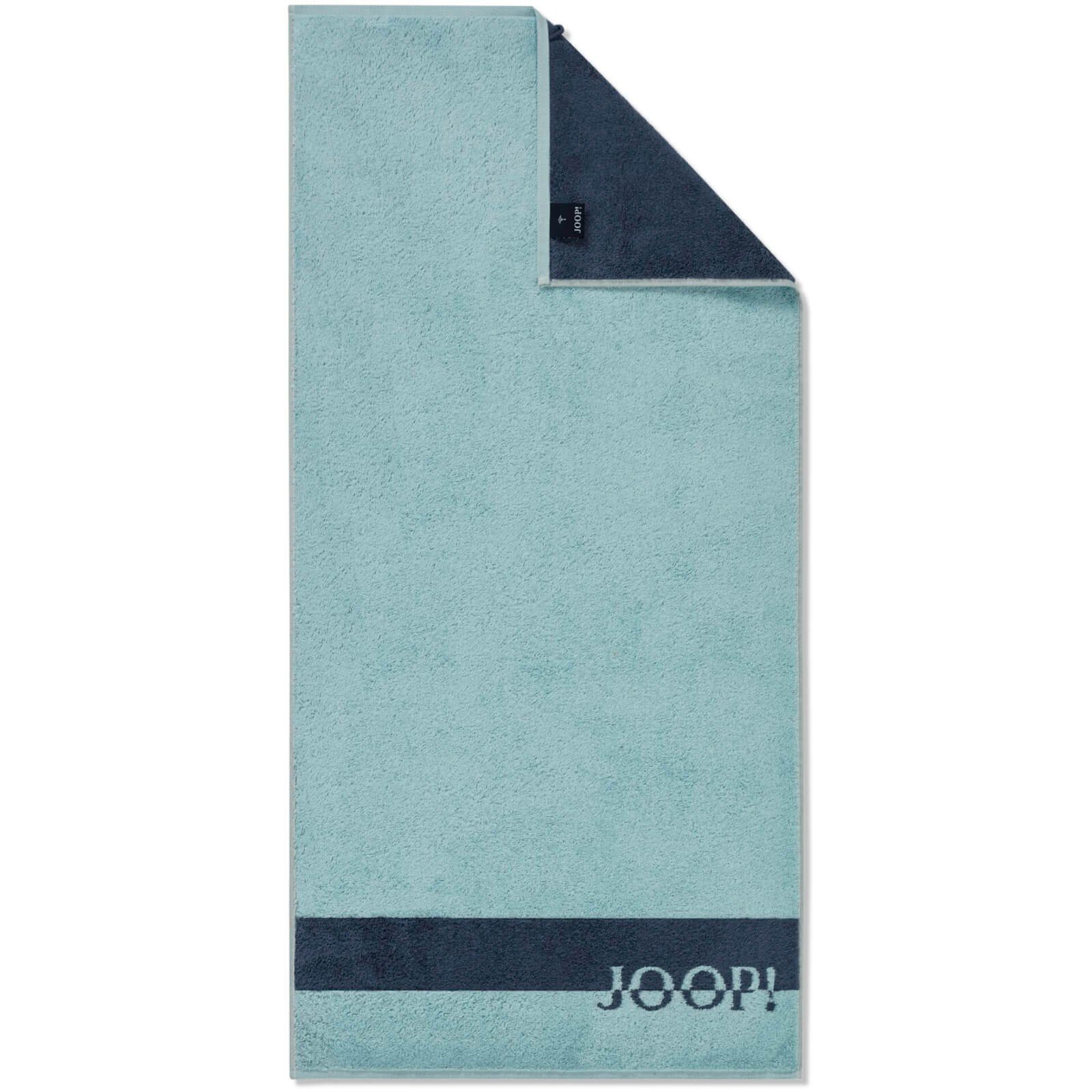 JOOP! Handtuch Handtuch Shades Stripe Aqua 1687 11, Walkfrottier (1-St), Querstreifen, Flauschig – Bild 5 von 5