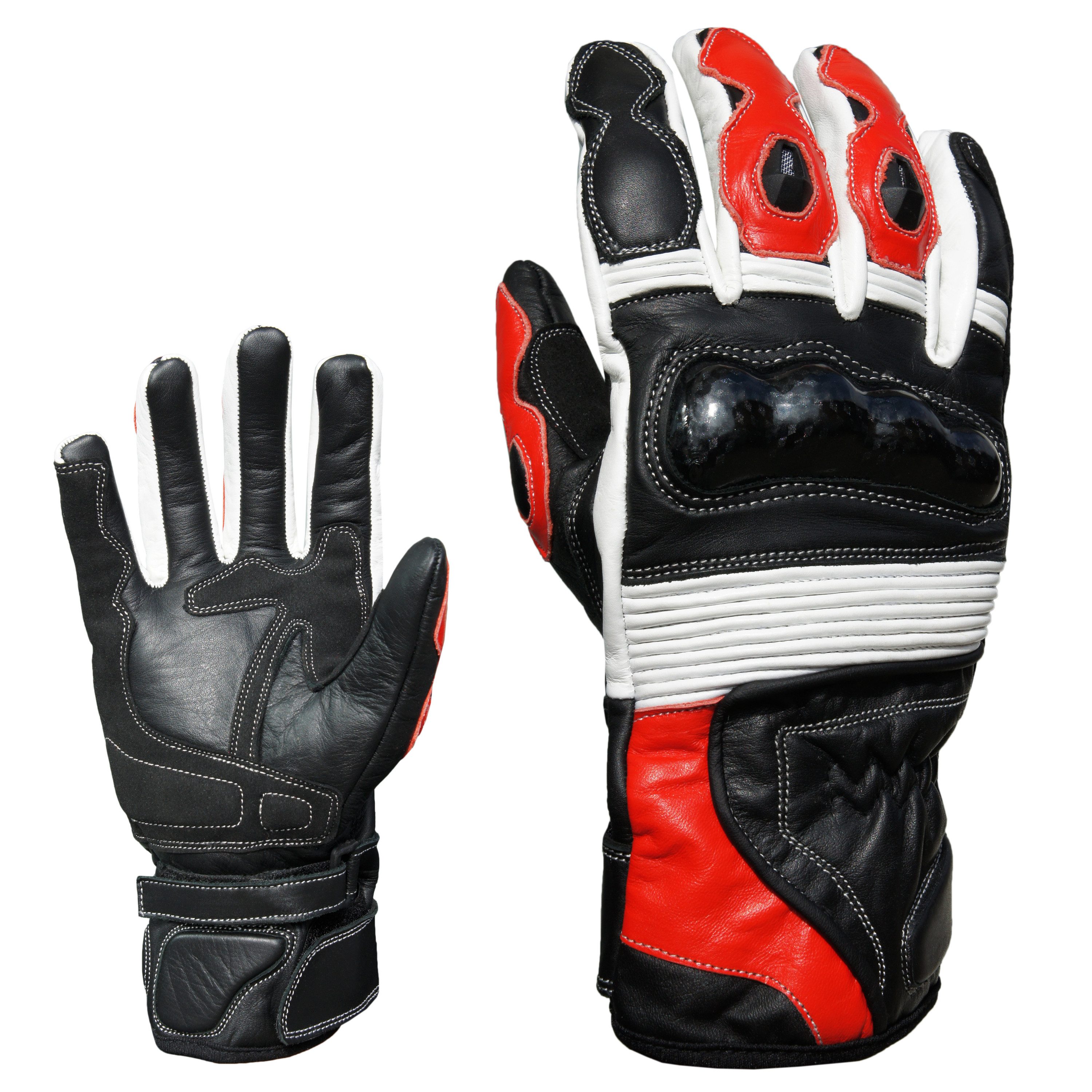 PROANTI Motorradhandschuhe PROANTI Motorradhandschuhe Racing Leder Motorrad günstig online kaufen