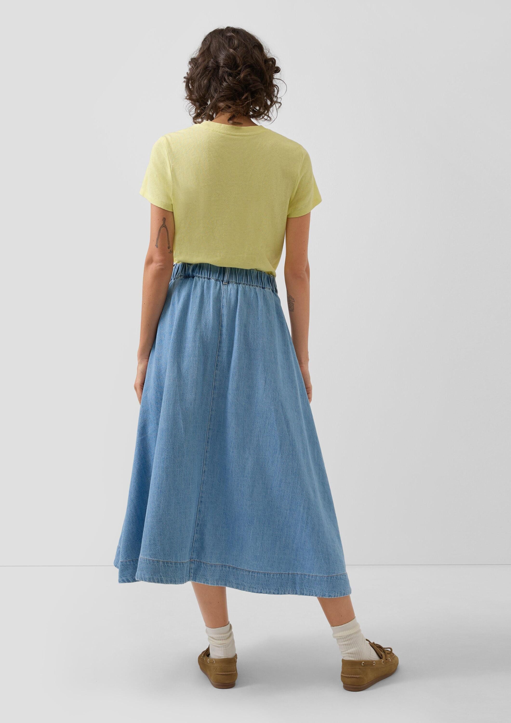 s.Oliver Midirock Rock High Rise-Jeansrock mit Elastikbund