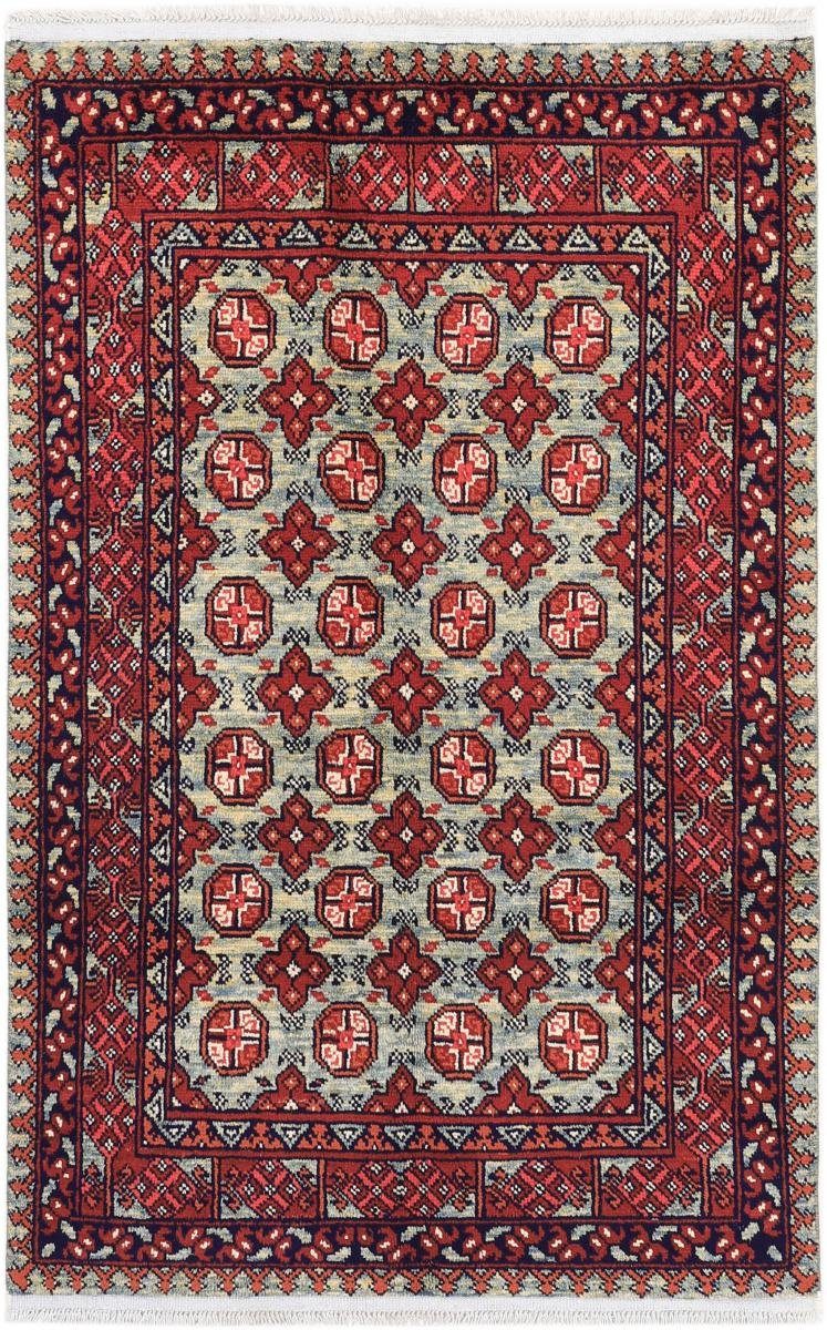 Orientteppich Afghan Akhche 6 Nain mm Handgeknüpfter rechteckig, 117x187 Höhe: Trading, Orientteppich