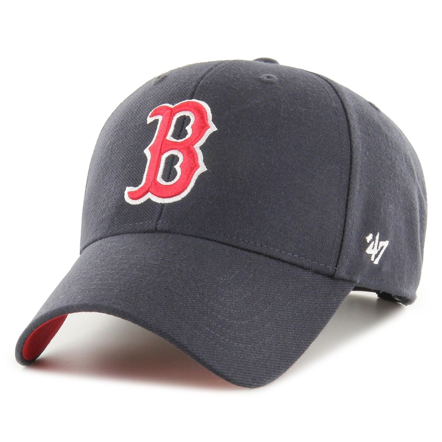 Ballpark UP Red Boston Cap Sox Brand '47 Baseball CLEAN