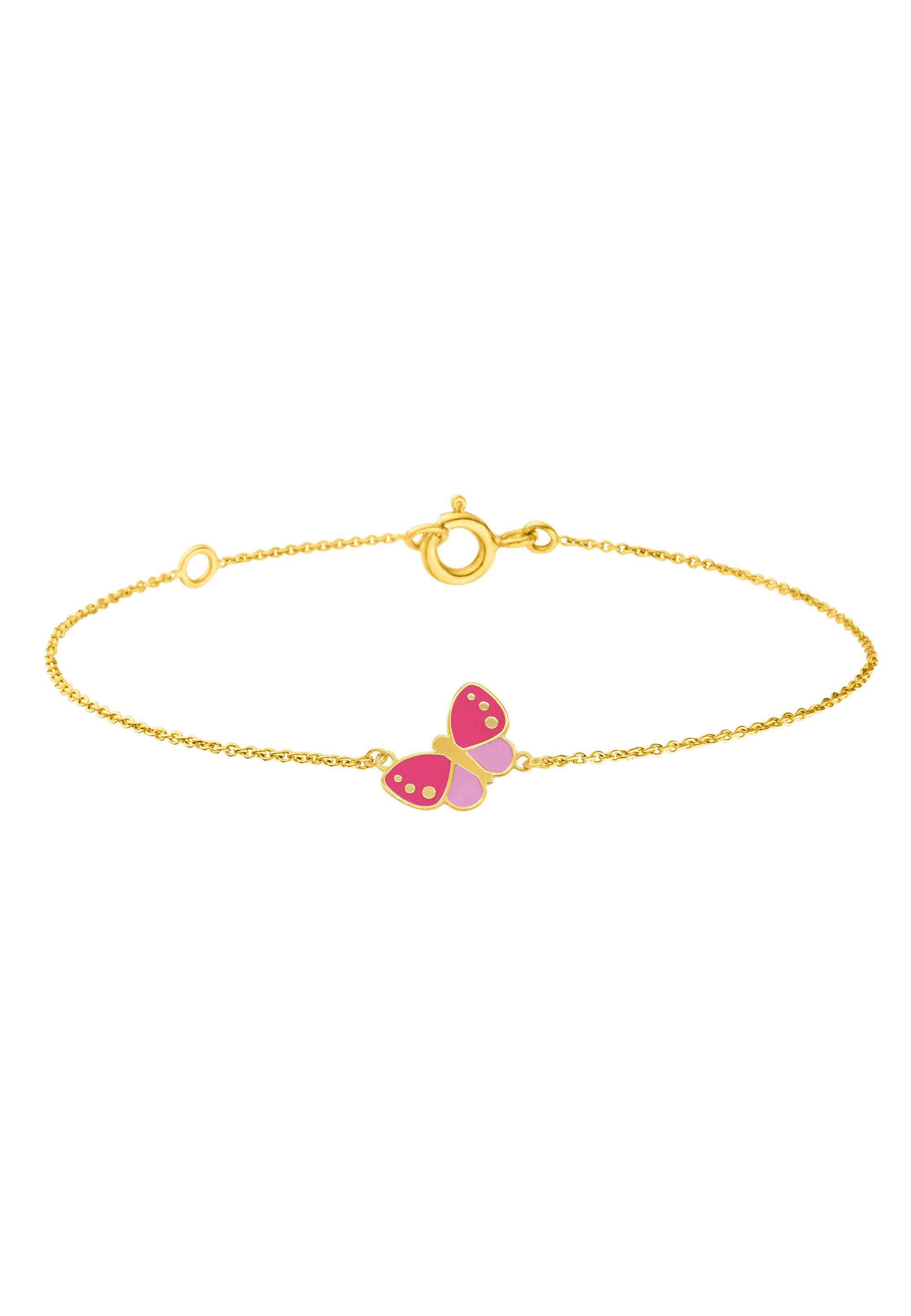 NANA KAY Armband Nana Kay Gold for Kids, mit niedlichem Schmetterlings-Element
