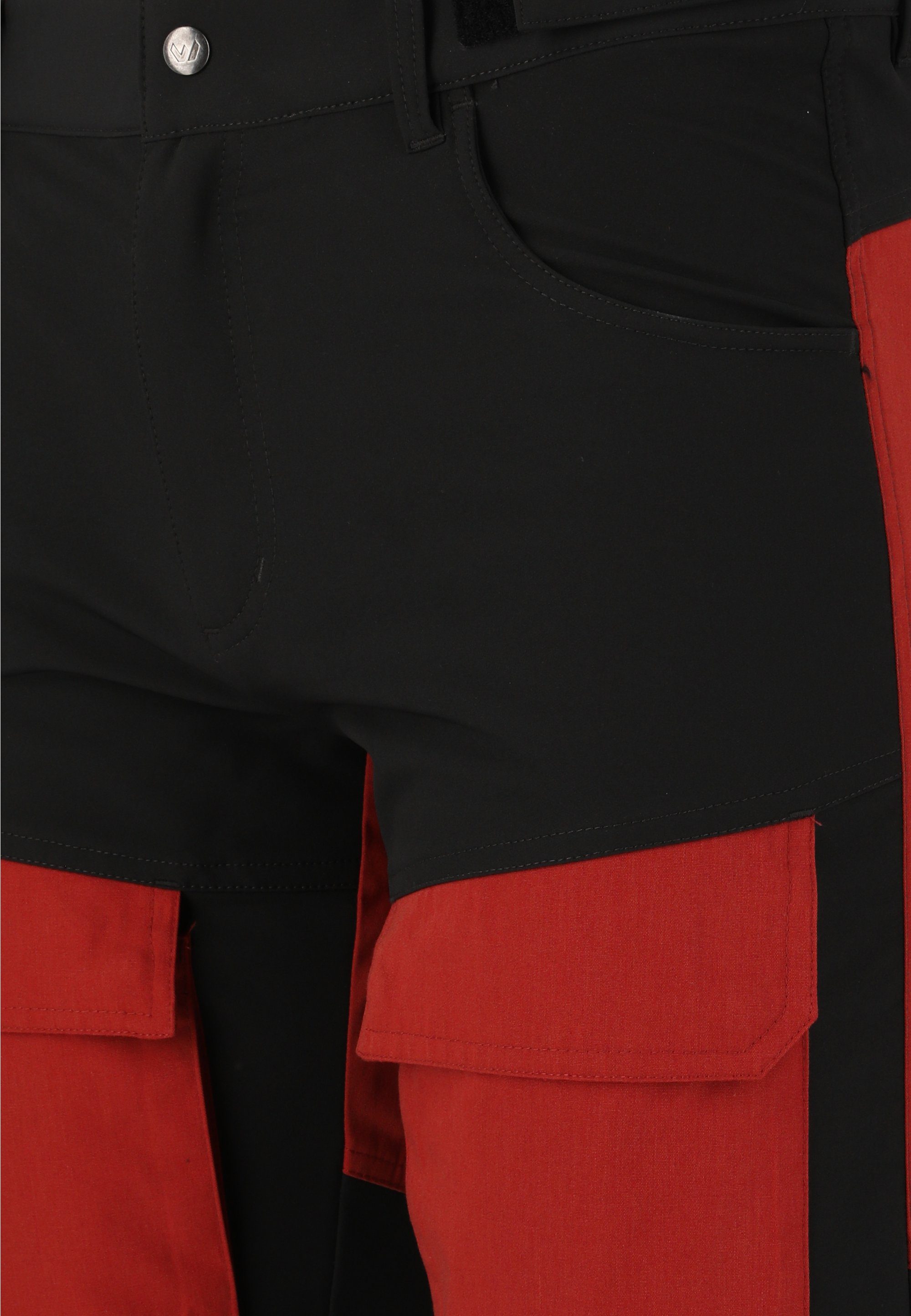ERIC schwarz-rot mit Shorts WHISTLER atmungsaktivem Funktionsstretch