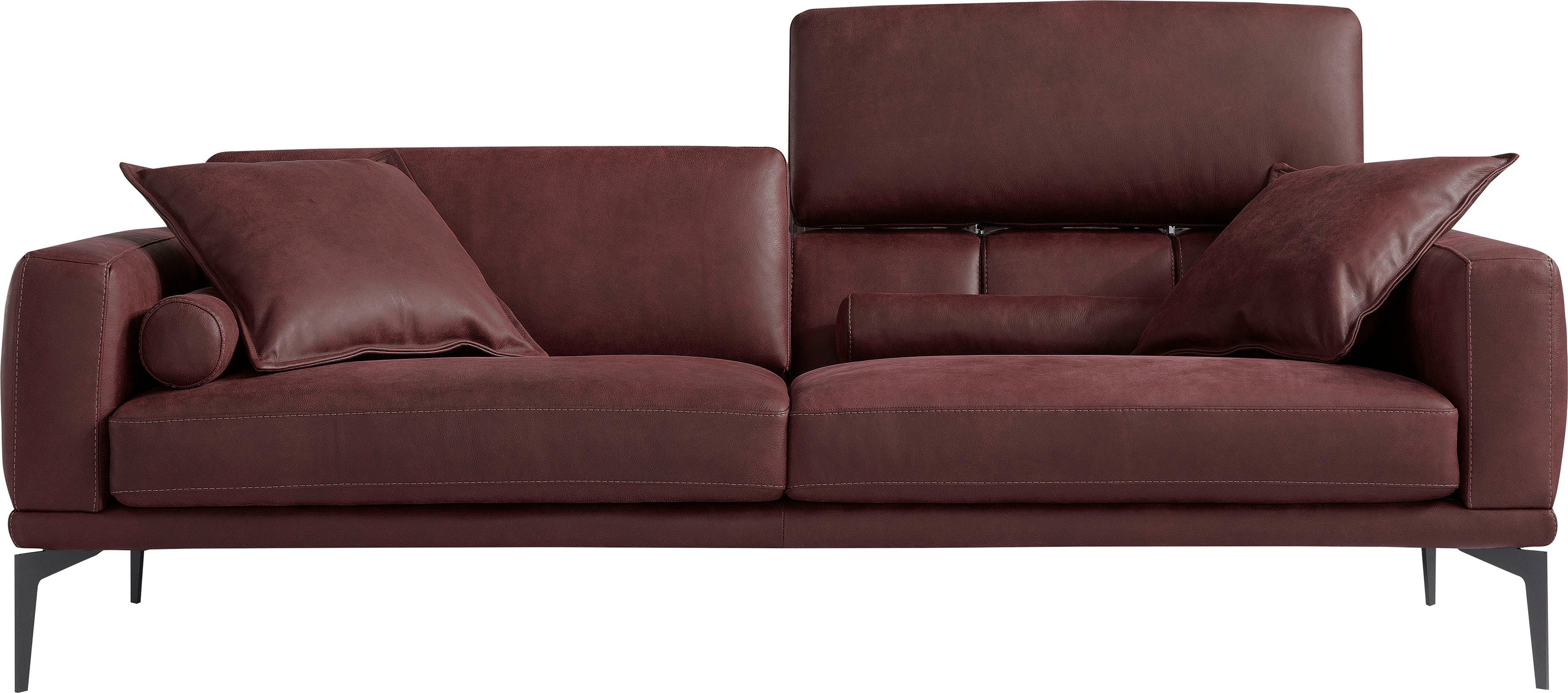 Egoitaliano 2,5-Sitzer Masu, Designsofa mit erstklassigem Sitzkomfort, inkl. 2 Kissenrollen, Rückenelemente manuell verstellbar, Metallfüße. Reduzierter Preis € 3.099,99. Unverbindliche Preisempfehlung € 4.914,00