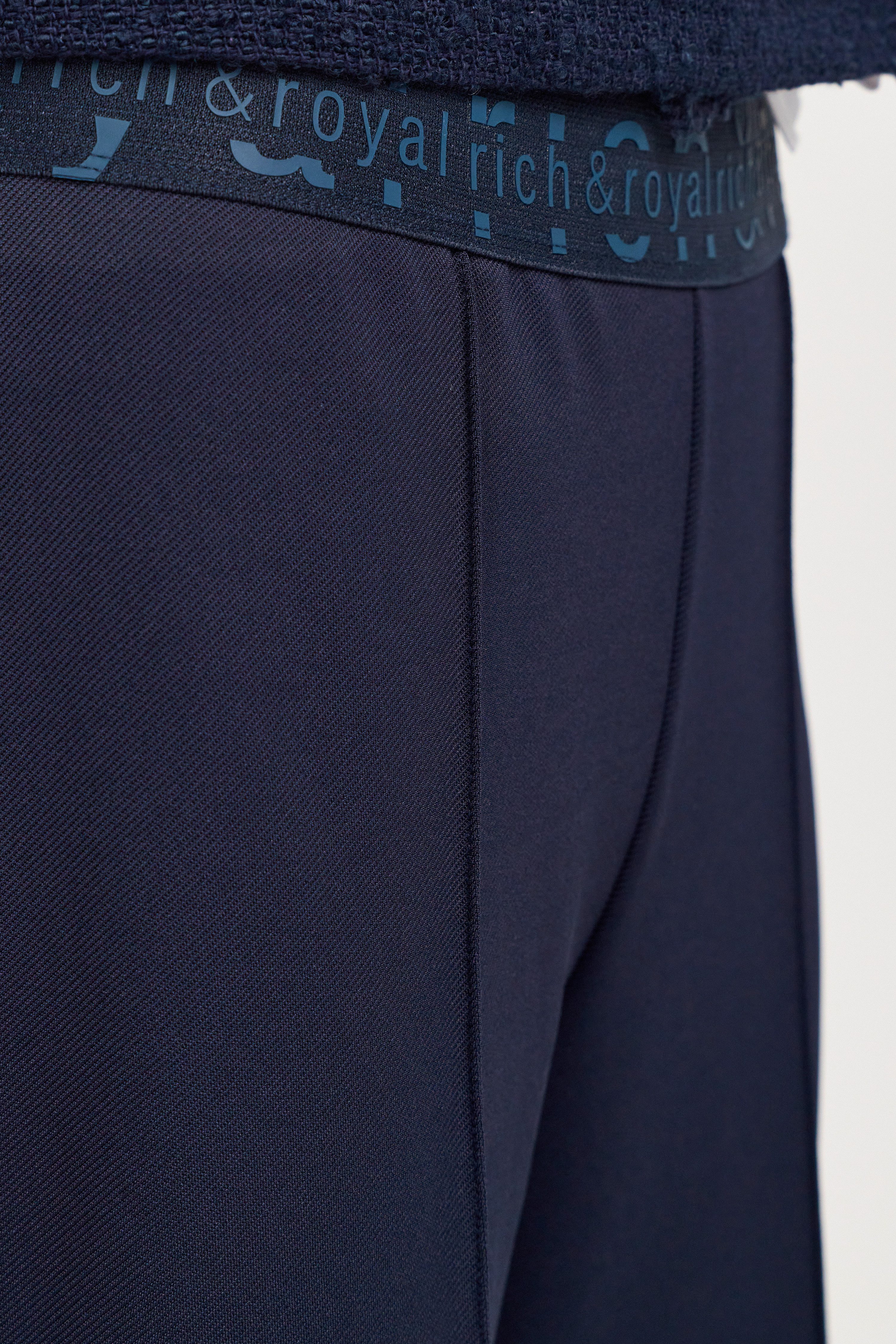 RICHROYAL Bügelfaltenhose Unechte Leistentaschen hinten, mit elastischem Bu günstig online kaufen