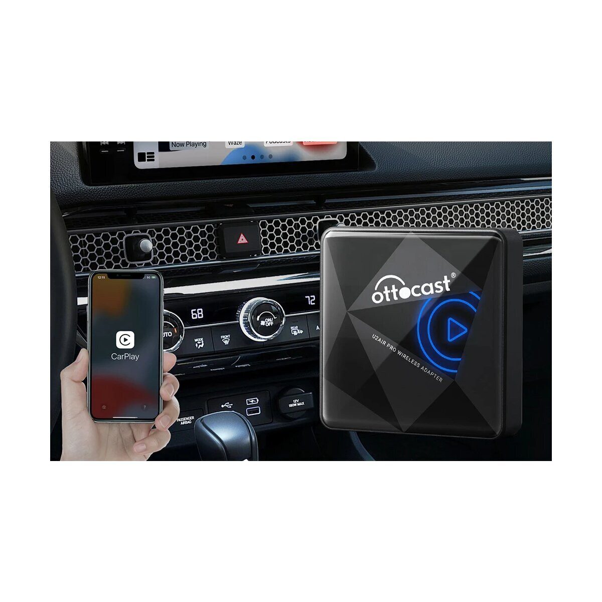 OTTOCAST Ottocast CP82 U2-AIR PRO Drahtloser CarPlay Adapter Auto-Adapter