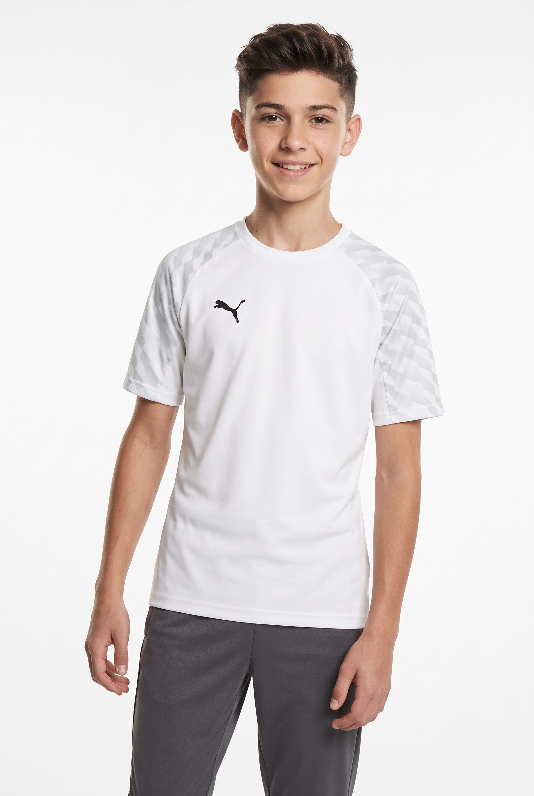 PUMA Trainingsshirt TEAMLIGA26 JERSEY JR Kurzarm, sportlicher Stil, für Fußball, atmungsaktiv