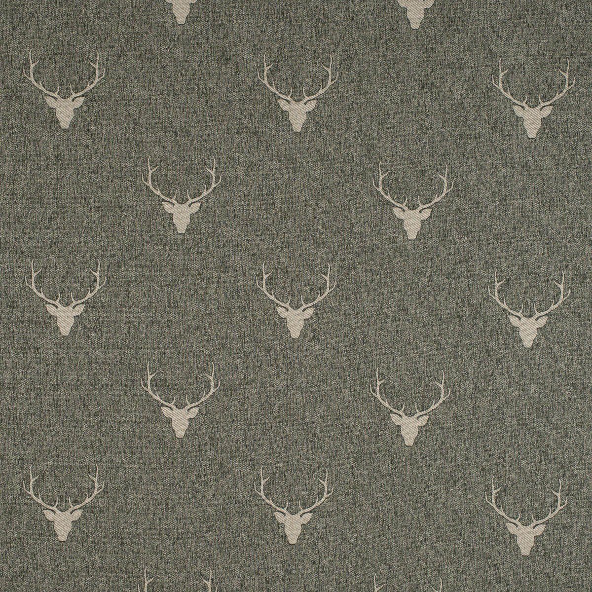 SCHÖNER LEBEN. Tischläufer Tischläufer Jacquard Hirschkopf Geweih grün beig günstig online kaufen