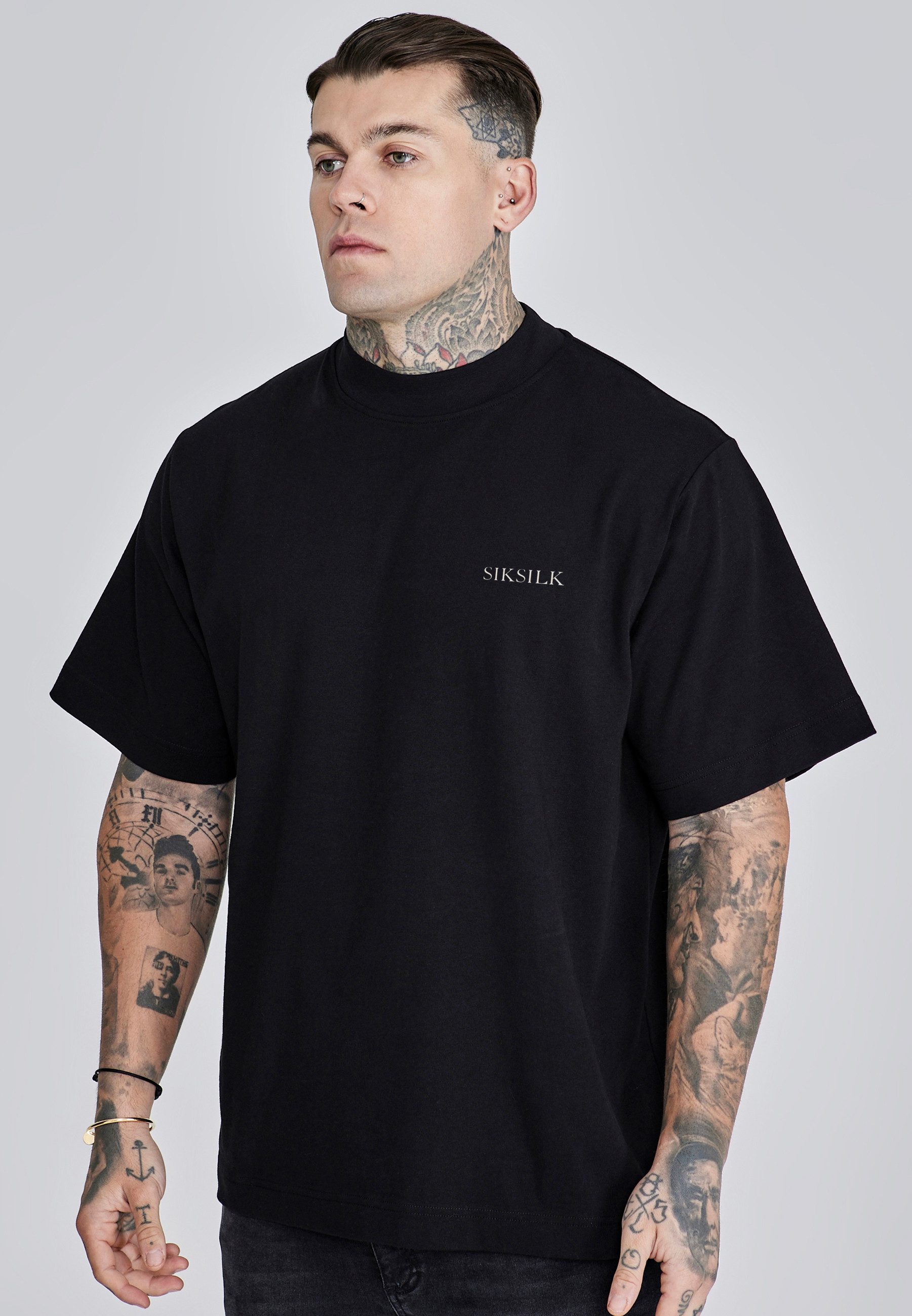 Siksilk T-Shirt SikSilk Herren Grafik T-Shirt
