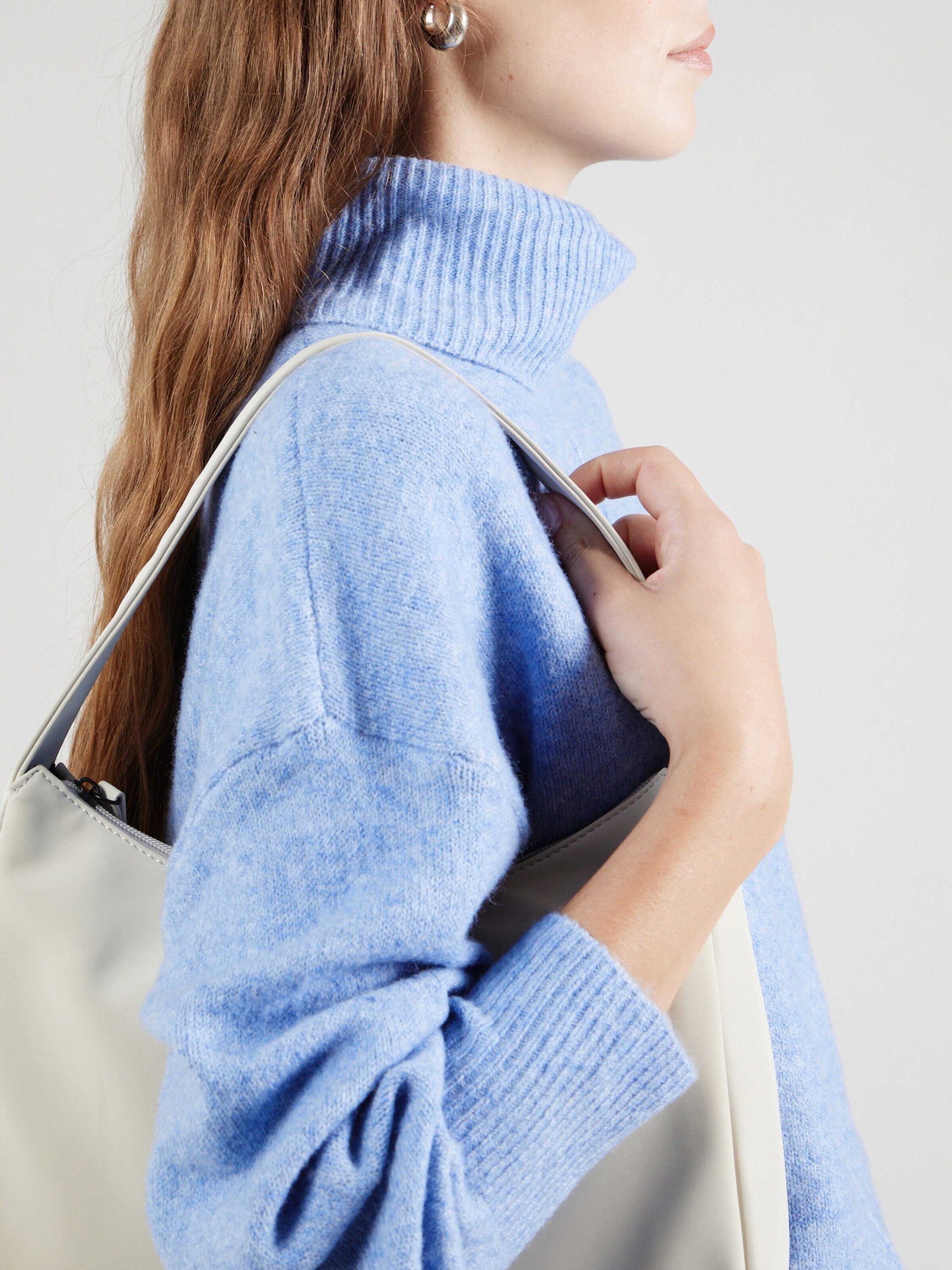 pieces Rollkragenpullover (1-tlg) Plain/ohne Details