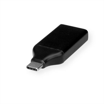 ROLINE Display Adapter USB Typ C - DisplayPort v1.2 Audio- & Video-Adapter USB Typ C (USB-C) Männlich (Stecker) zu DisplayPort Weiblich (Buchse)