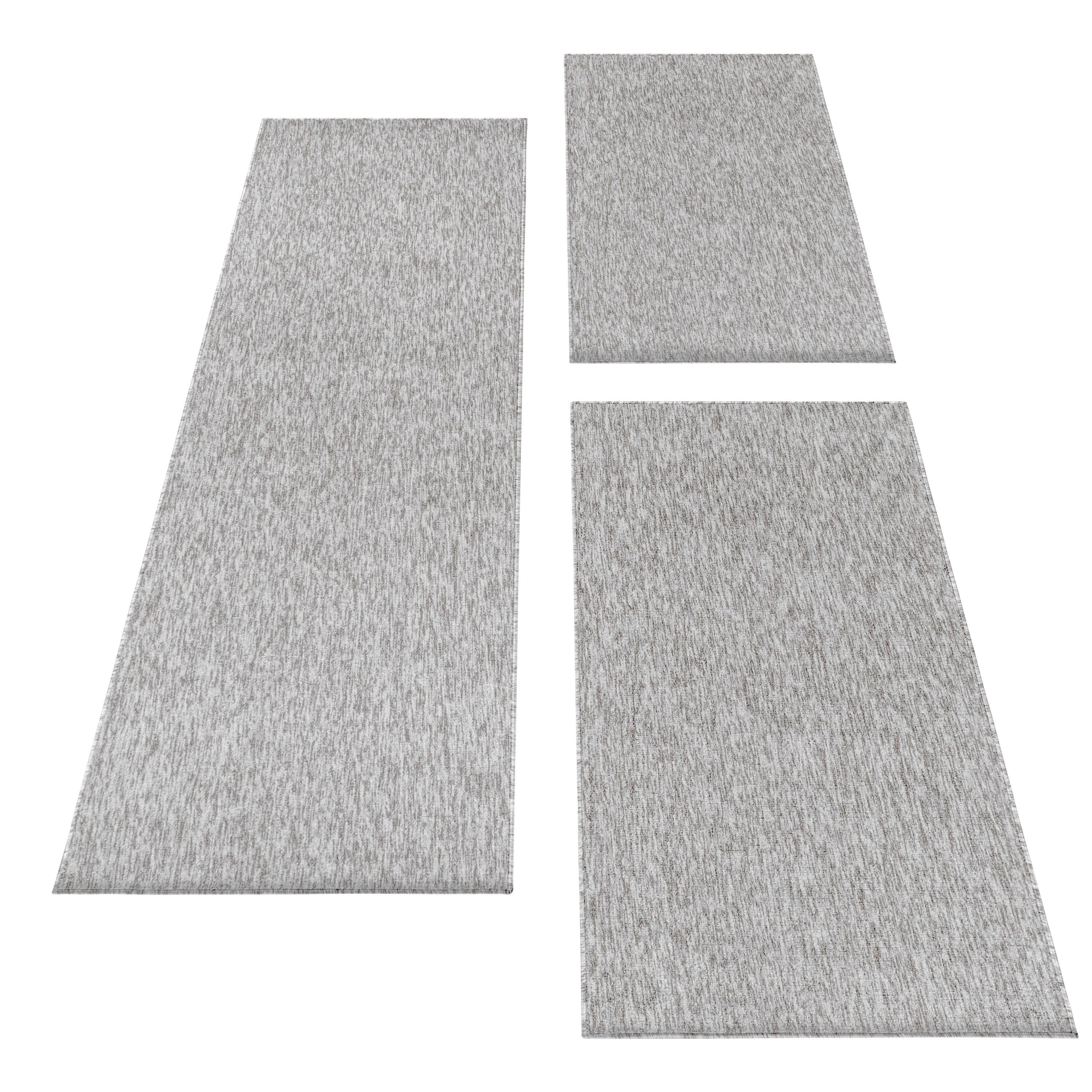 Carpettex Kurzflor-Bettumrandung Unicolor - Einfarbig, Höhe 7 mm, (Bett-Set günstig online kaufen