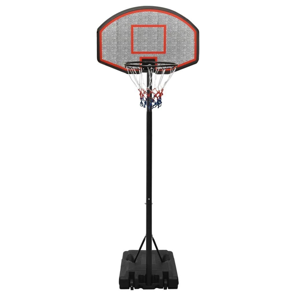 vidaXL Basketballkorb Basketballständer Basketball Korb Polyethylen cm 237-307 Schwarz
