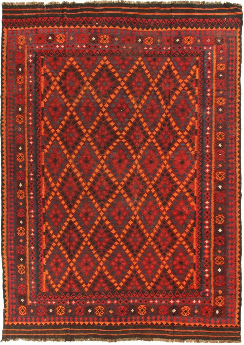 Orientteppich Kelim Afghan Antik 266x365 Handgewebter Orientteppich, Nain Trading, rechteckig, Höhe: 3 mm
