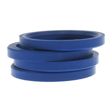 RKC Reifenstift 4X Zentrierringe Blau Felgen Ringe + 1x Reifen Kreide Fett Stift, Maße: 72,0 x 57,1 mm
