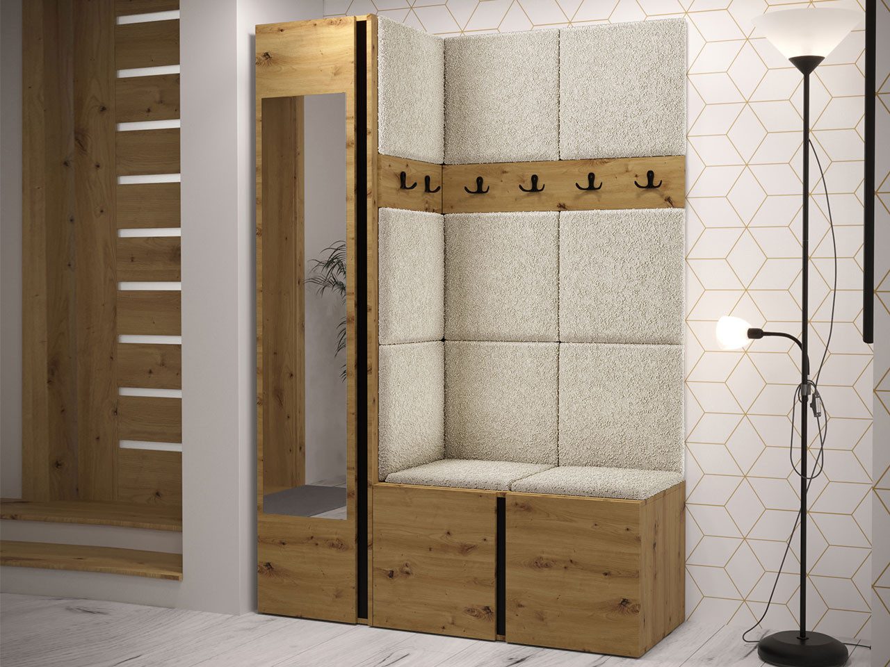 MIRJAN24 Garderoben-Set Orion X, (Komplett-Set, Schuhschrank, günstig online kaufen