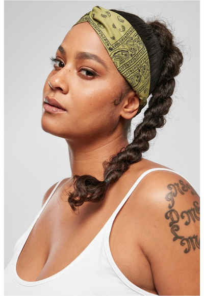 URBAN CLASSICS Schmuckset Accessoires Bandana Print Headband 2-Pack (1-tlg)