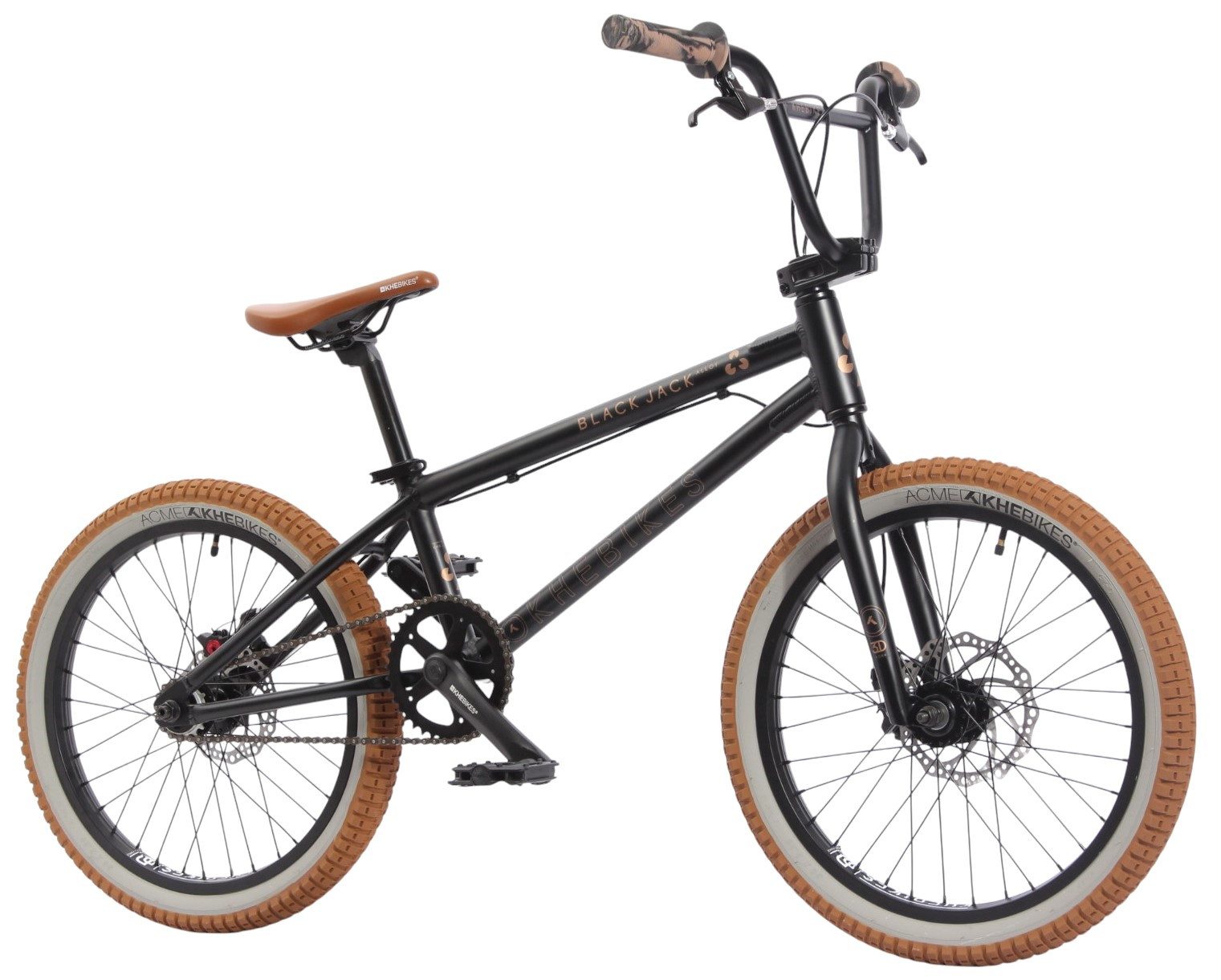 KHEbikes BMX-Rad KHE BLACK JACK DISC AL 20", 10 kg, 360° Rotor, Scheibenbremsen, 1 Gang