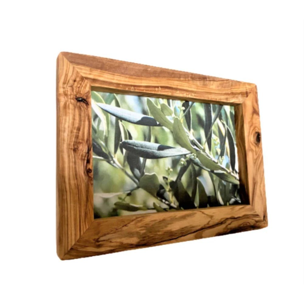 Olivenholz-erleben Bilderrahmen Olivenholz-Bilderrahmen für Bilder in der Größe 10 x 15 cm, (1 St), stabiler als Kunststoff