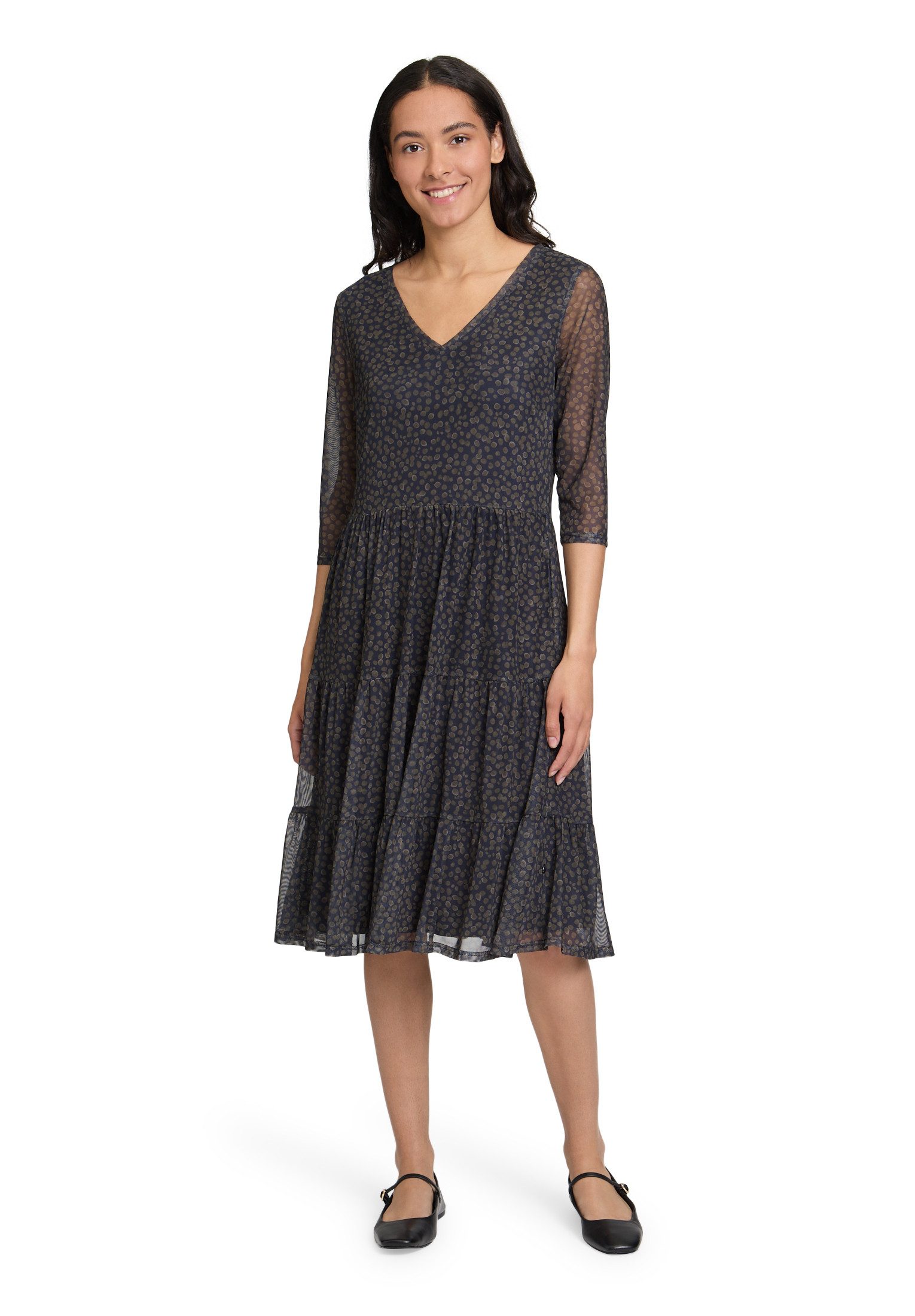 Vera Mont Sommerkleid Damen Stufenkleid mit Stufen