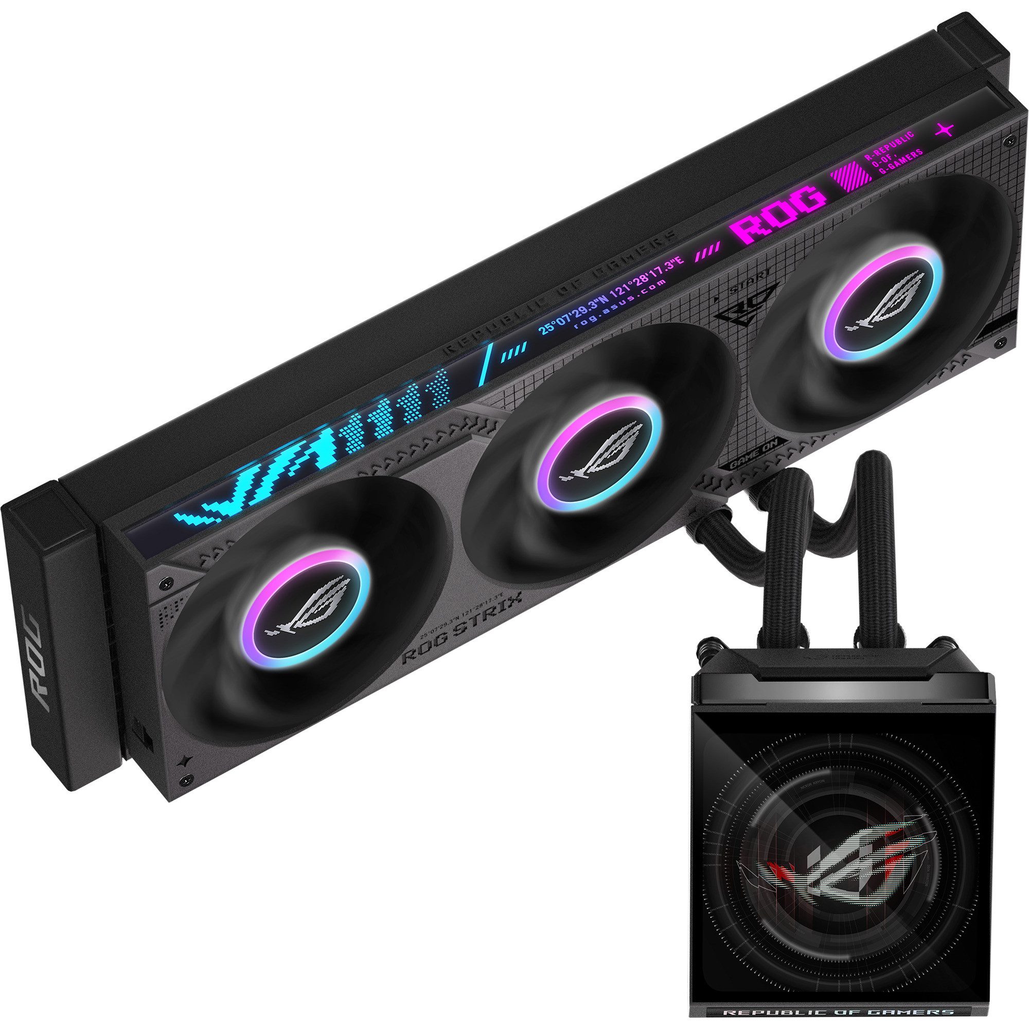 Asus Wasserkühlung ASUS ROG Strix SLC IV 360 ARGB LCD, Wasserkühlung