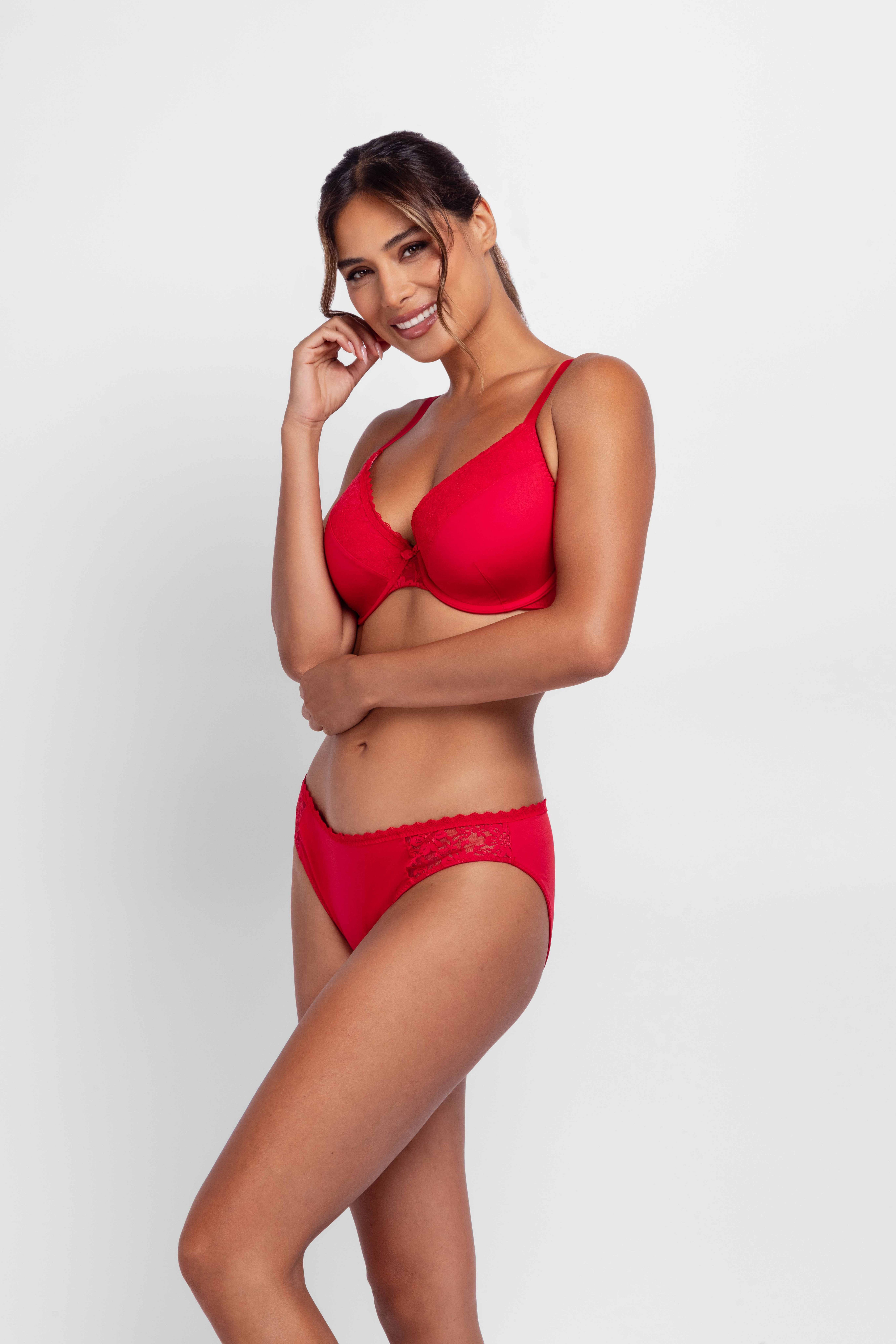 Dorina Bügel-BH Sonia (2er Pack) mit Spitzendetails, verstellbare Träger – Bild 4 von 5
