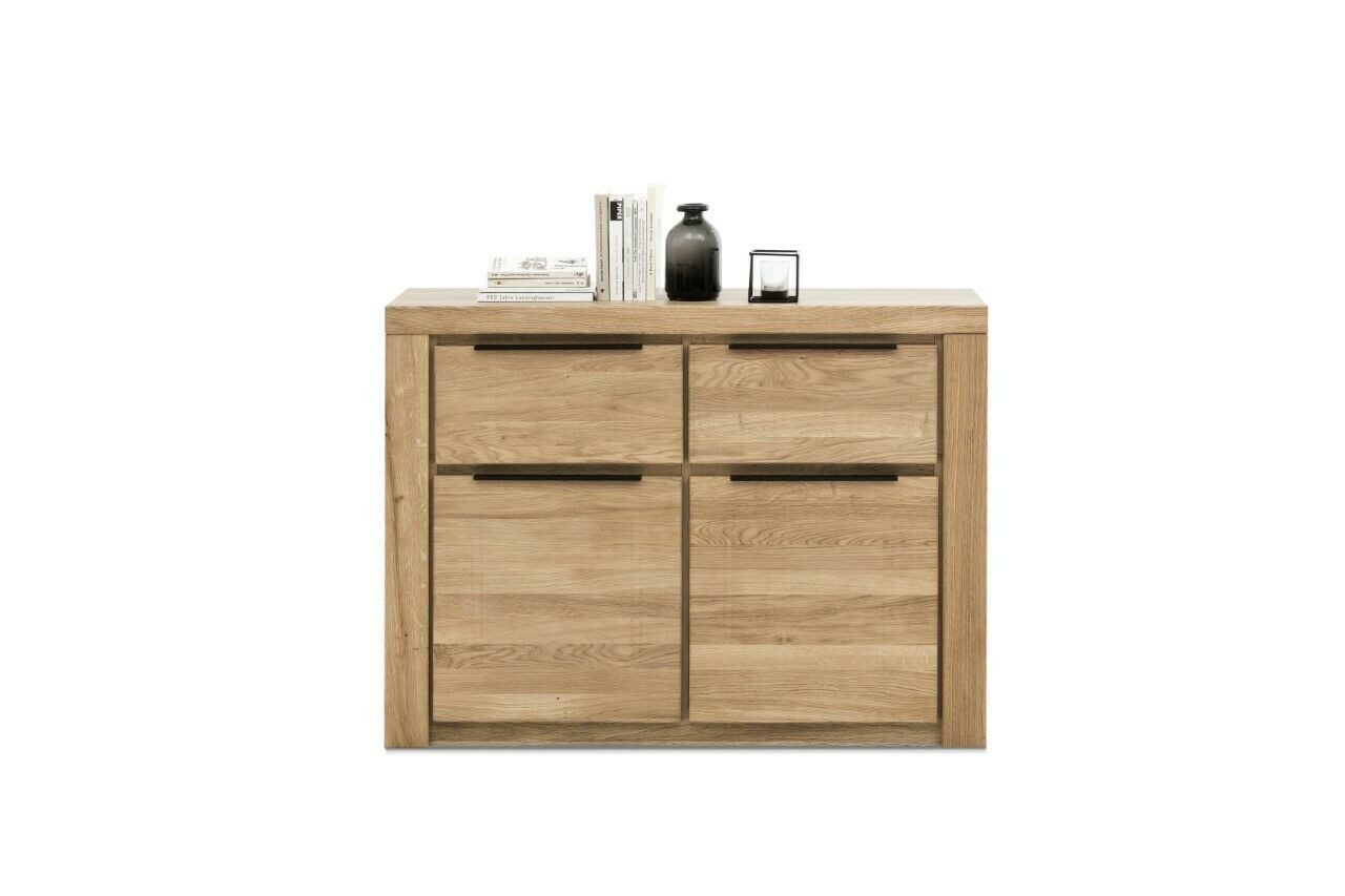 ELFO Kommode Sideboard Kommode Greta in Wildeiche geölt Teilmassiv Breite 108cm, Breite 108cm