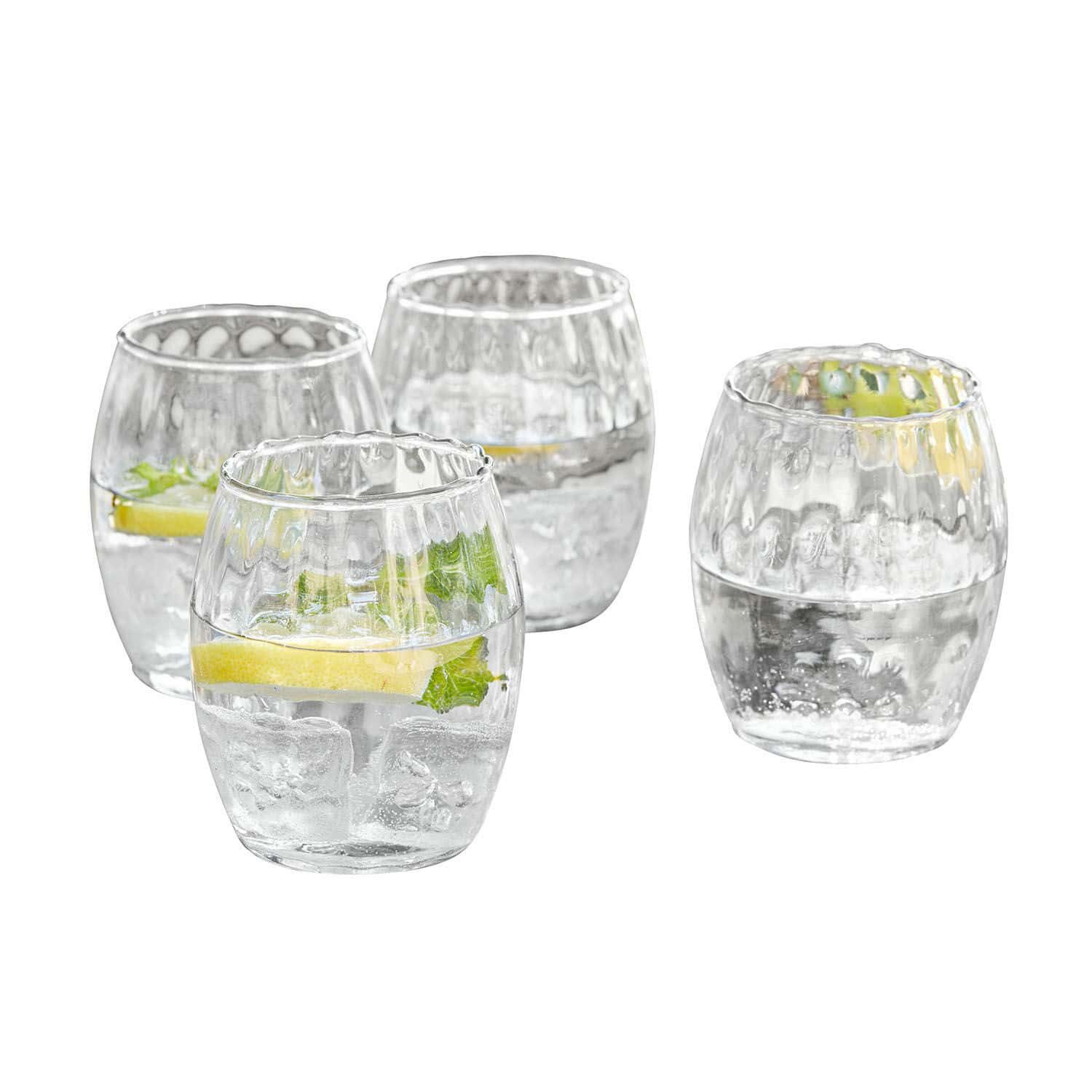 Mirabeau Glas Glas 4er Set Bourgavin klar, Glas