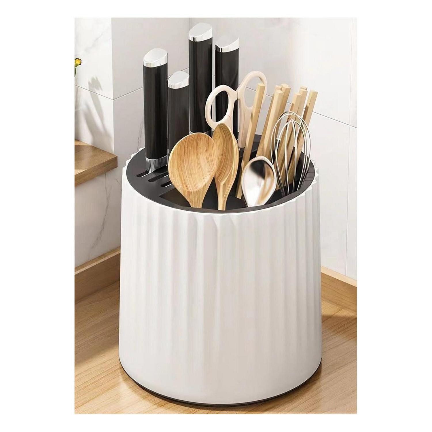 LuxusKollektion Messerblock Messerblock Universal 360° drehbar Plastik