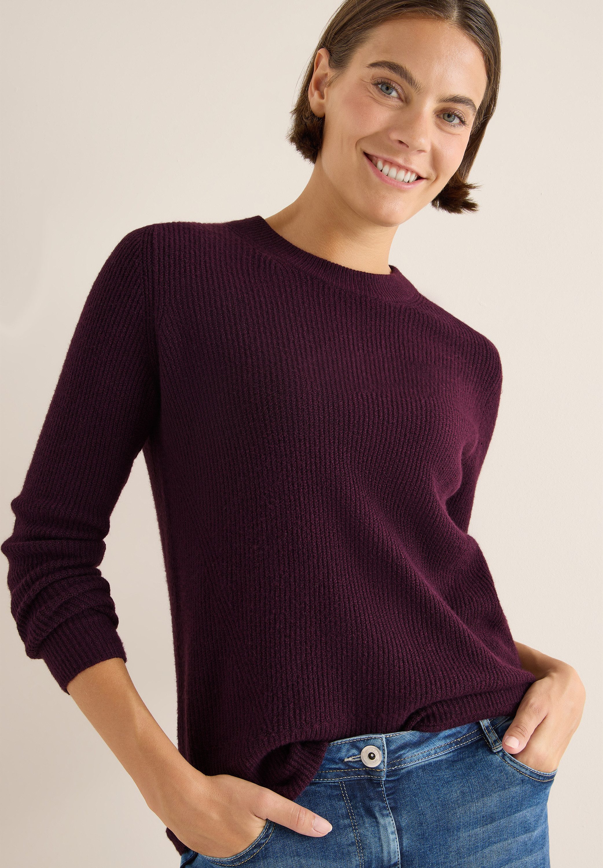 CECIL Strickpullover mit Strukturdetails günstig online kaufen