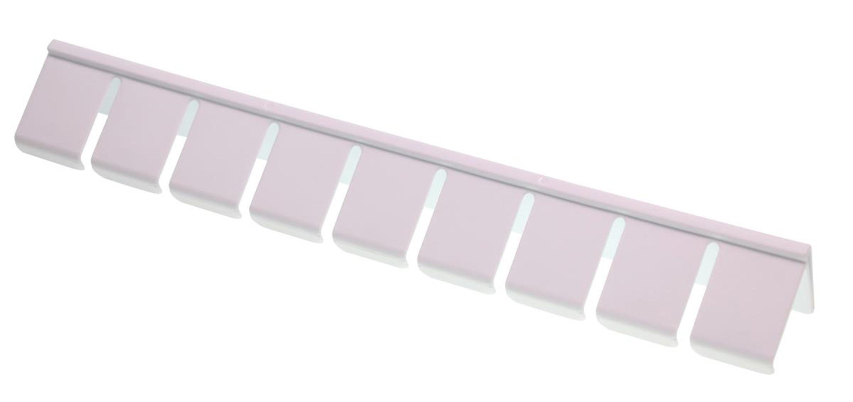 Piebert Flaschenhalter Flaschenrechen für Kühlschrank 31x4,5x3,5cm Zum Klemmen Flexibel weiß