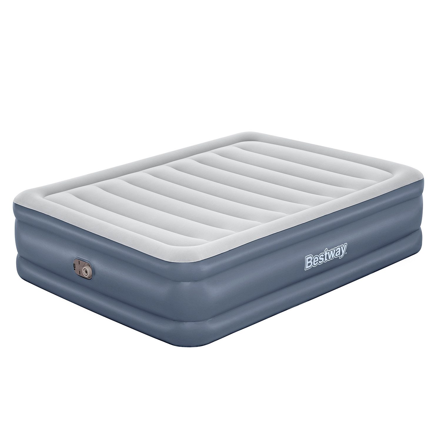 Bestway Luftbett TriTech® 203 x 152 x 51 cm, (Packung, 1-tlg., Inkl. integrierter Elektropumpe), Ideal für den Innengebrauch