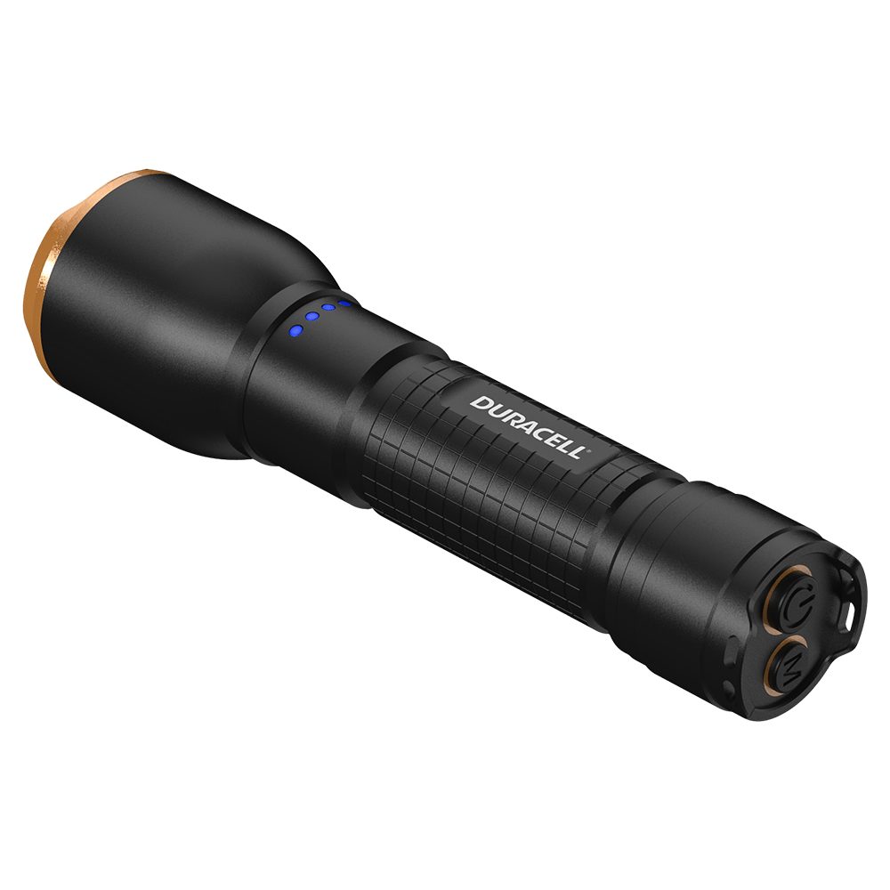 Duracell LED Taschenlampe DF2500R, High/Mid/ Low Focus-Funktion aufladbar U günstig online kaufen