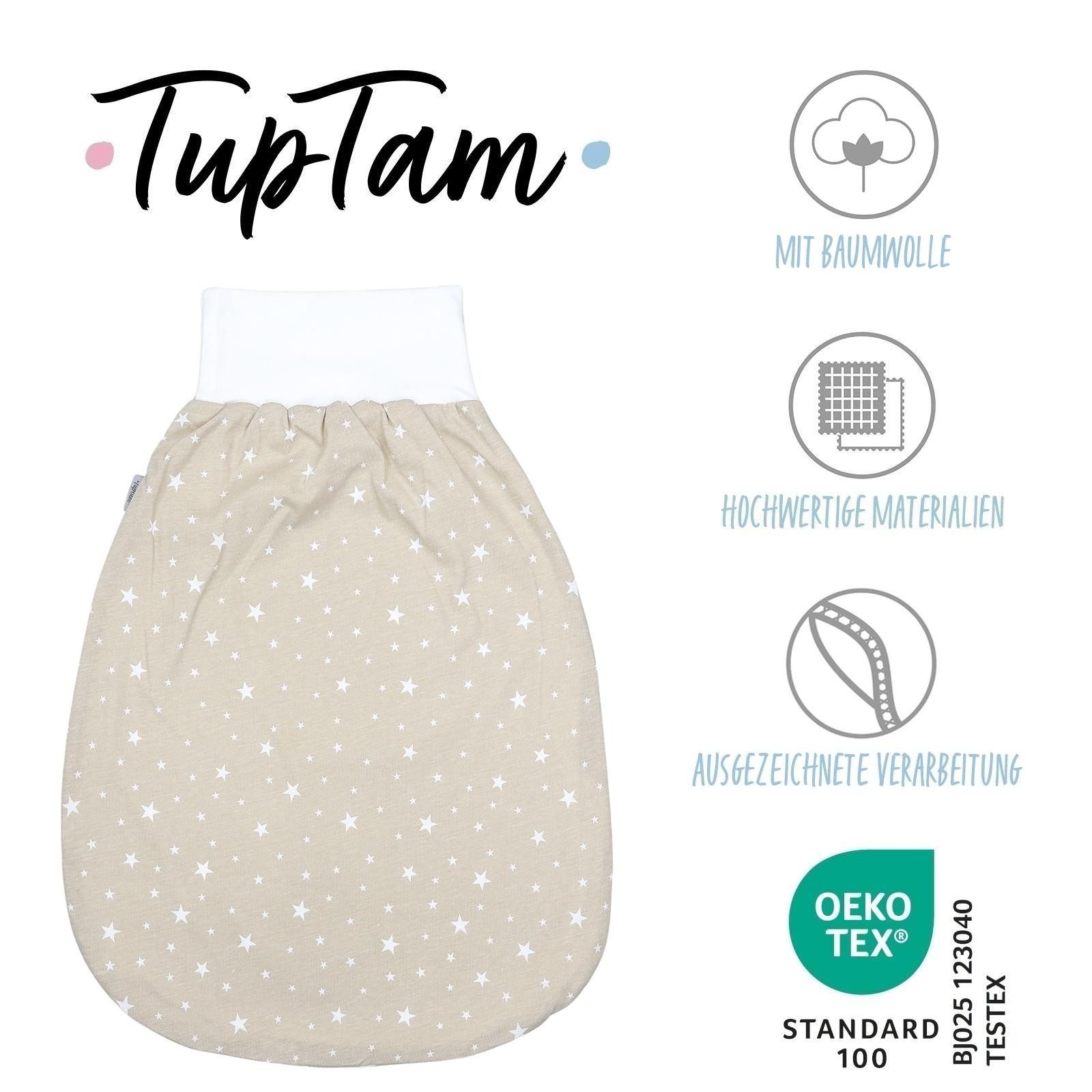 TupTam Babyschlafsack TupTam Unisex Baby Strampelsack mit breitem Bund Unwattiert