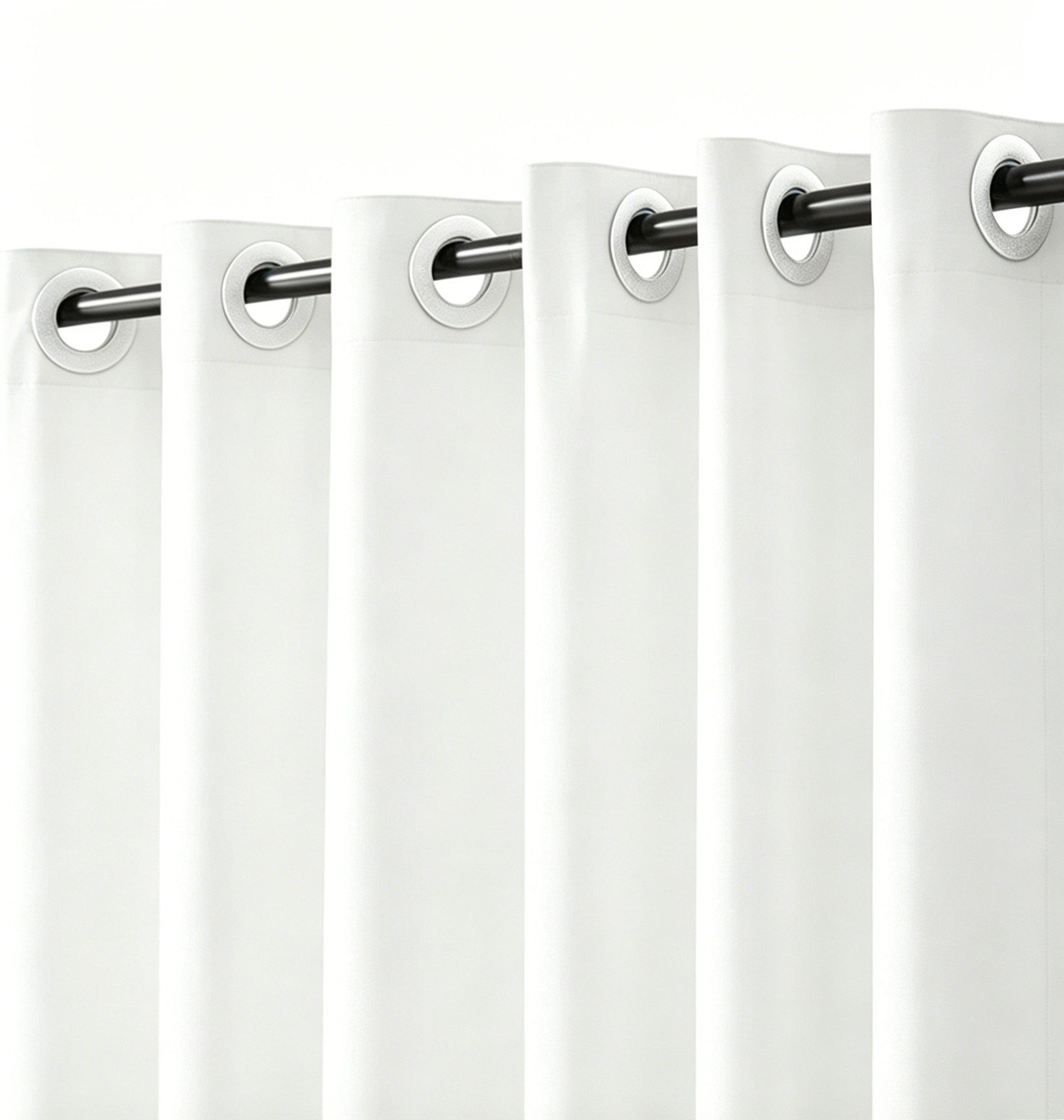 Diwzbyn Duschvorhang Leinenstruktur-Duschvorhang, schimmelresistenter und wasserdichter Breite 150 cm, verdickter Duschvorhang, ideal für Badewanne und Duschkabine