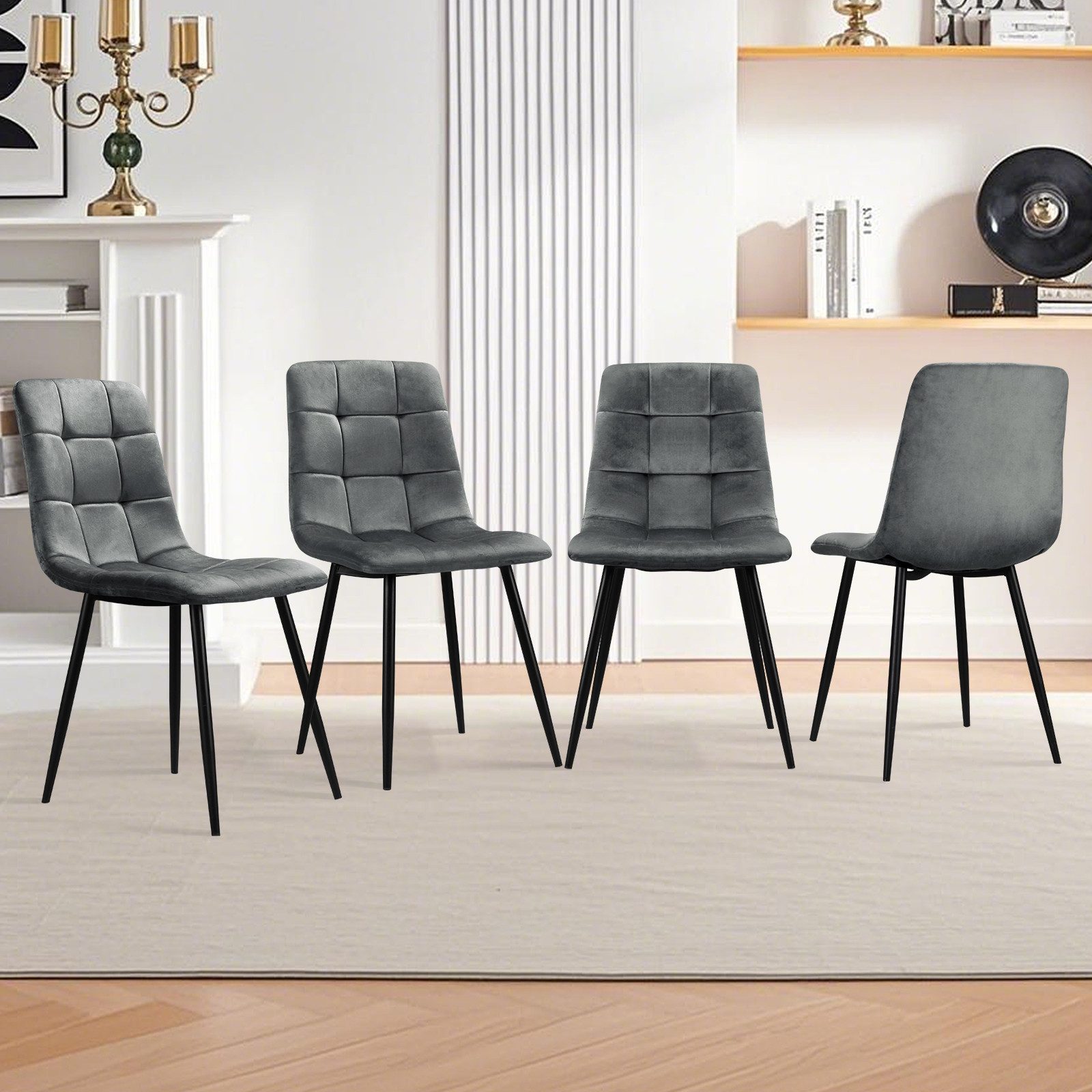 HOMELUX 4-Fußstuhl Esszimmerstühle Küchenstuhl 4er Set günstig online kaufen